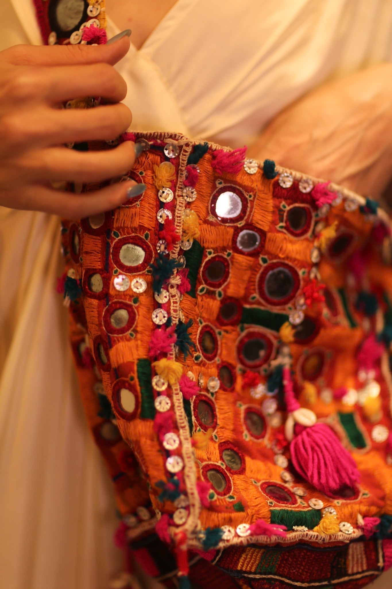 HANDMADE MIRROR BAG BBE - MOMO STUDIO BERLIN - Berlin Concept Store - sustainable & ethical fashion