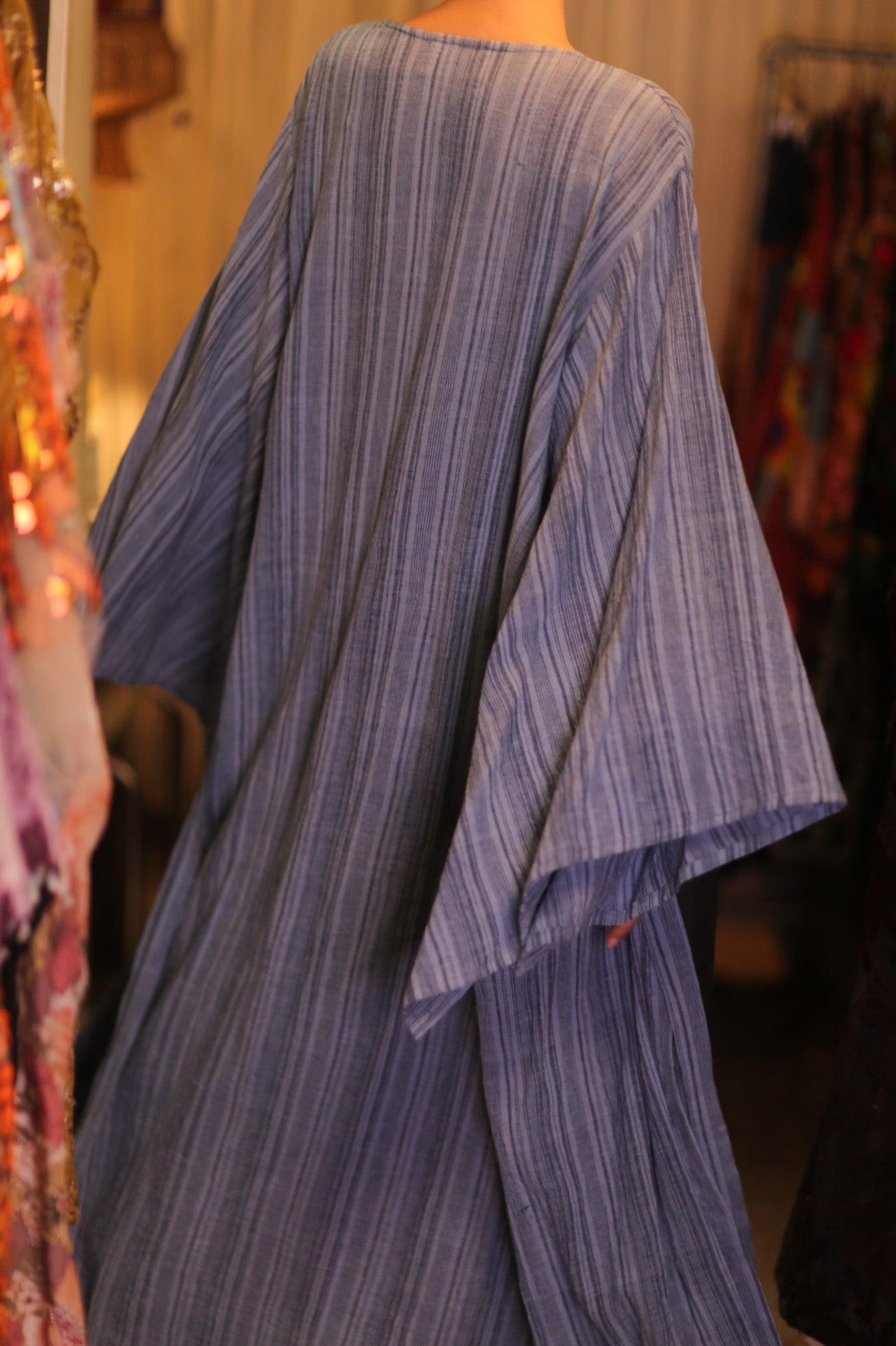 HANDWOVEN COTTON WING KIMONO PINA LAYLA - MOMO STUDIO BERLIN - Berlin Concept Store - sustainable & ethical fashion