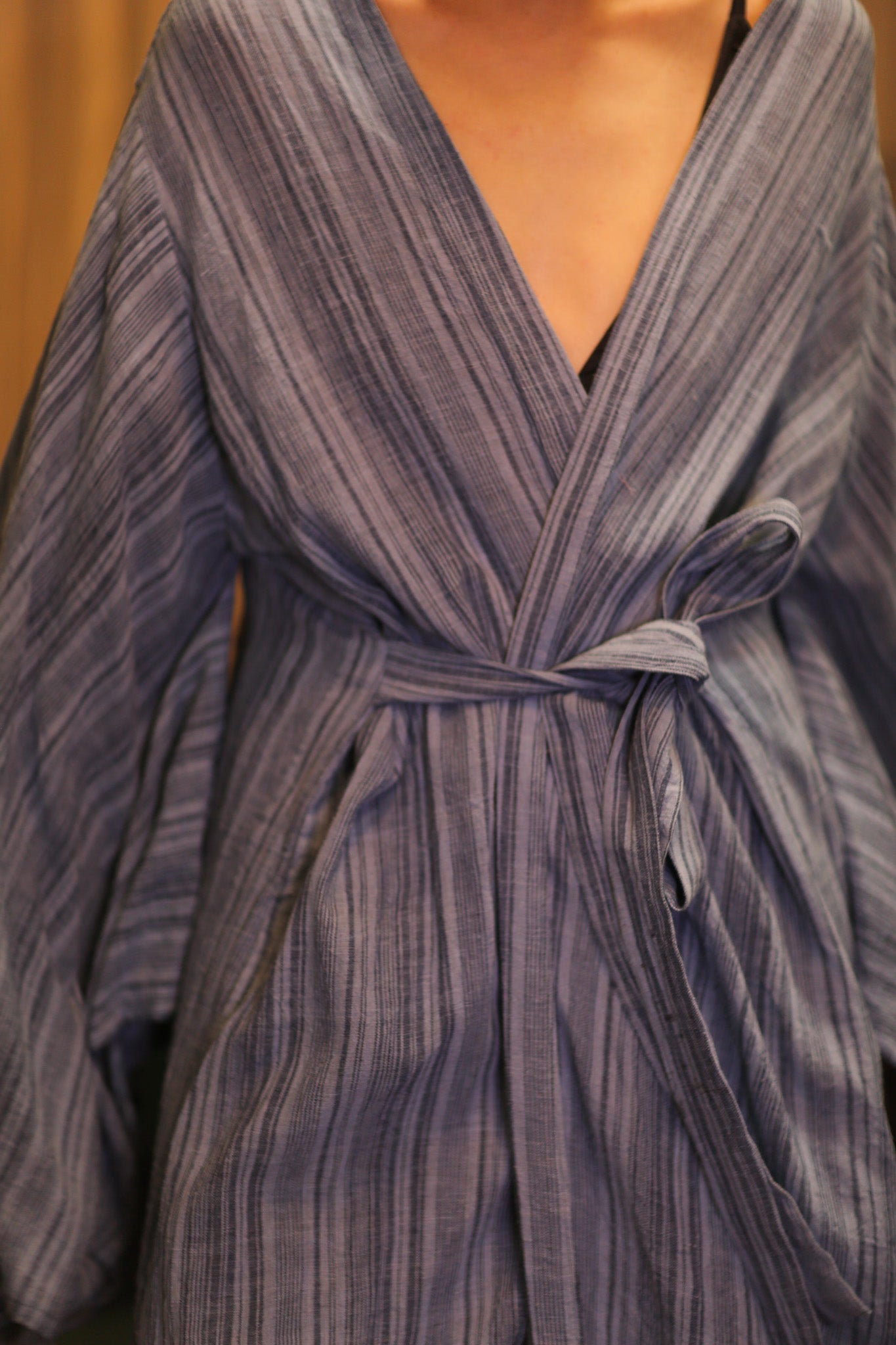 HANDWOVEN COTTON WING KIMONO PINA LAYLA - MOMO STUDIO BERLIN - Berlin Concept Store - sustainable & ethical fashion