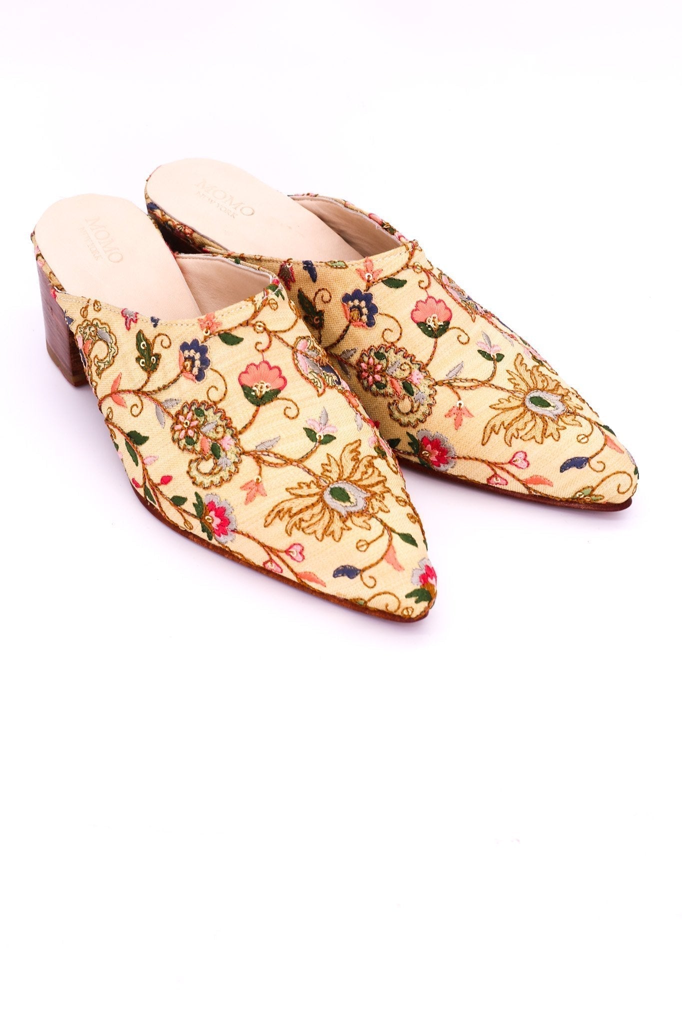 HEELED MULES EMBROIDERED X ANTHROPOLOGIE - MOMO STUDIO BERLIN - Berlin Concept Store - sustainable & ethical fashion