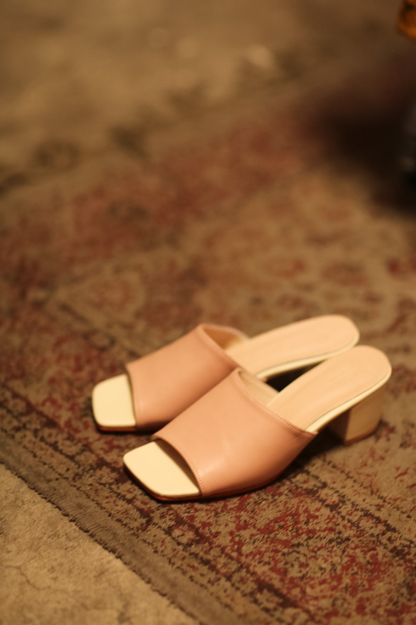 HEELED MULES LORIN NUDE PINK GOLD - MOMO STUDIO BERLIN - Berlin Concept Store - sustainable & ethical fashion