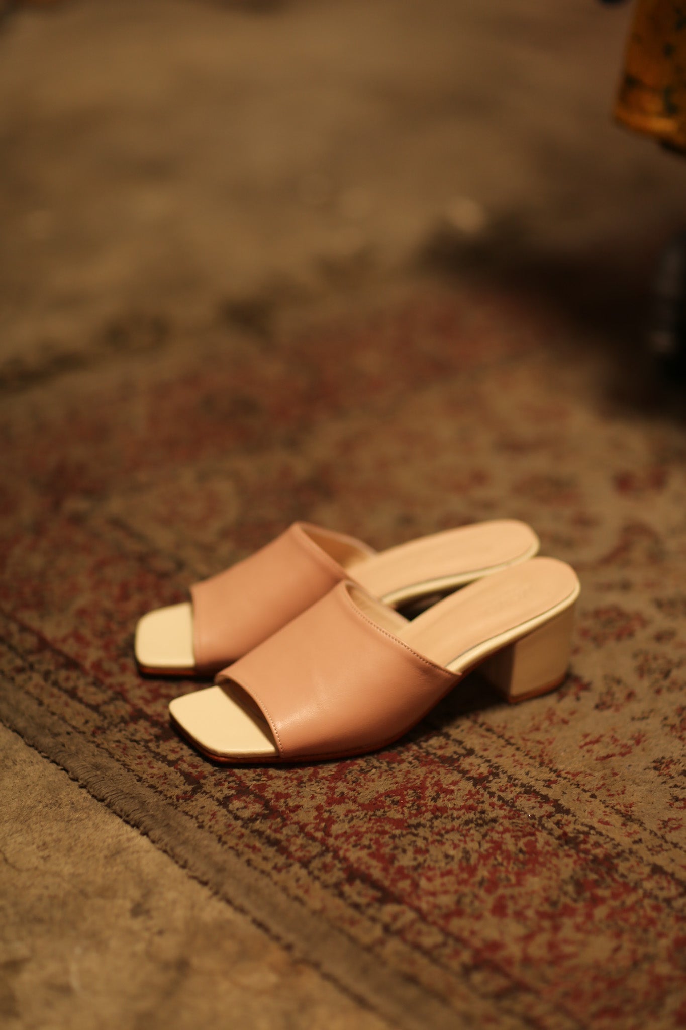 HEELED MULES LORIN NUDE PINK GOLD - MOMO STUDIO BERLIN - Berlin Concept Store - sustainable & ethical fashion