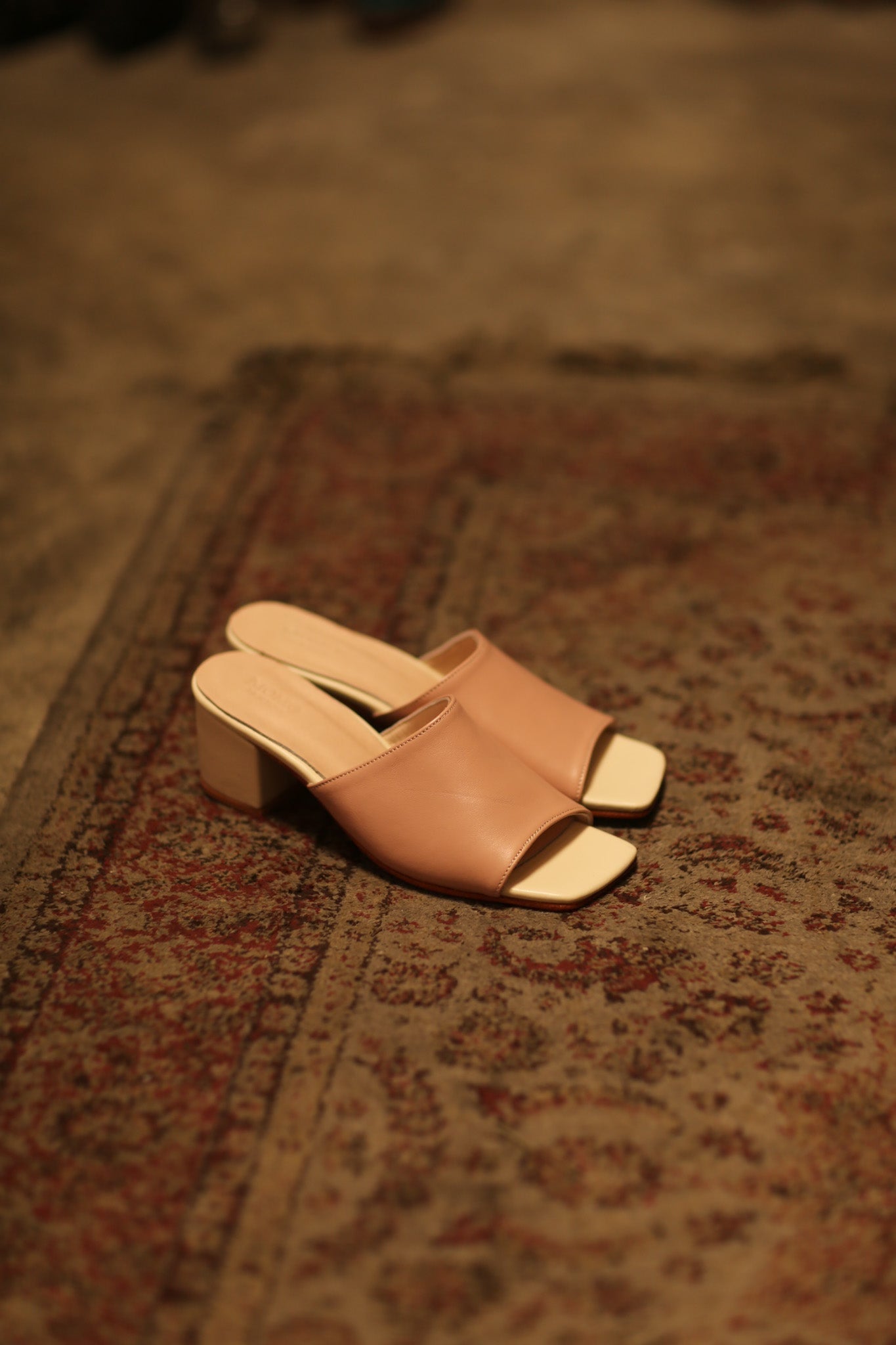 HEELED MULES LORIN NUDE PINK GOLD - MOMO STUDIO BERLIN - Berlin Concept Store - sustainable & ethical fashion