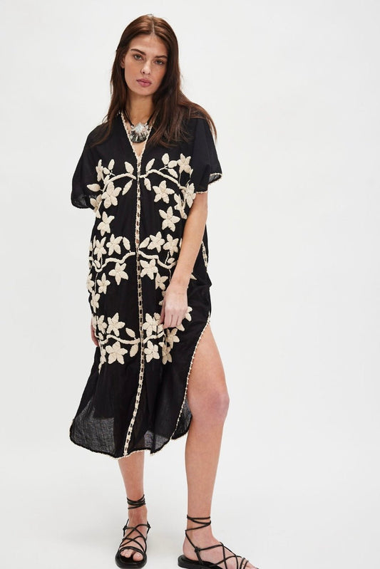 IBIZA EMBROIDERED KAFTAN - MOMO STUDIO BERLIN - Berlin Concept Store - sustainable & ethical fashion