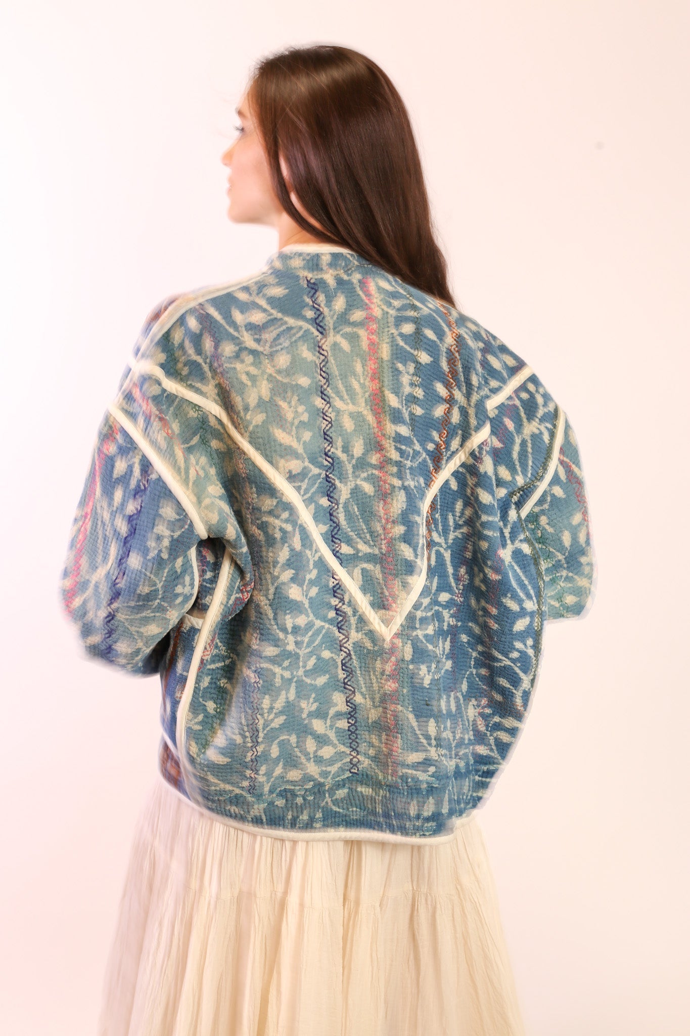 INDIGO KANTHA JACKET EMMY - MOMO STUDIO BERLIN - Berlin Concept Store - sustainable & ethical fashion