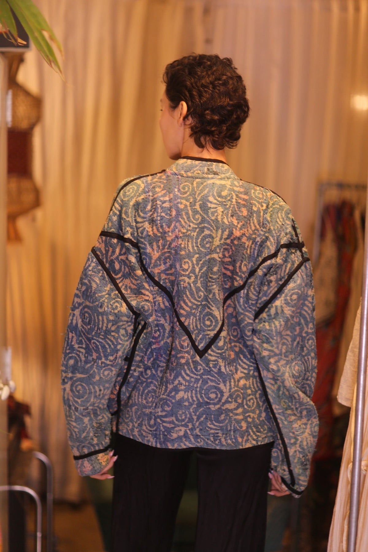 INDIGO KANTHA JACKET THANDAR - MOMO STUDIO BERLIN - Berlin Concept Store - sustainable & ethical fashion