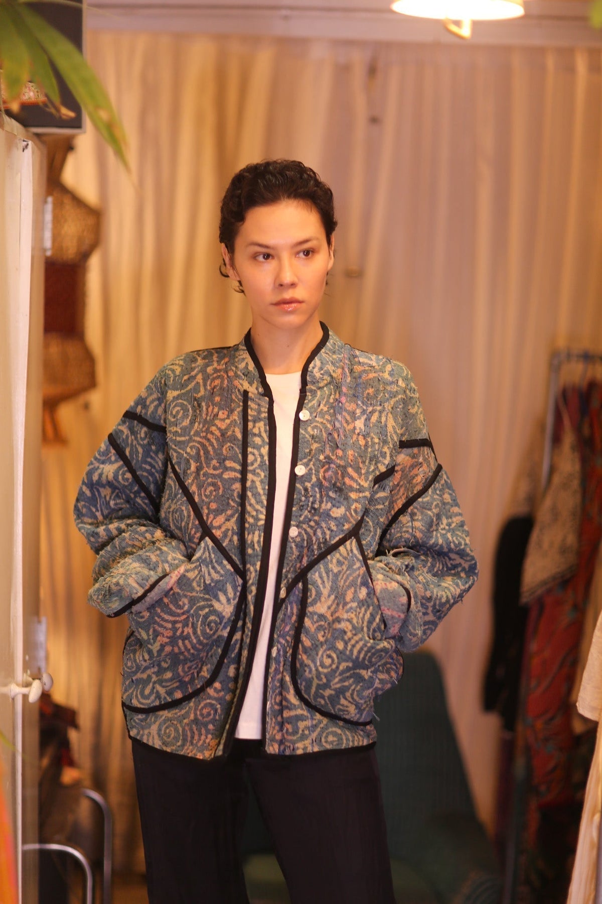 INDIGO KANTHA JACKET THANDAR - MOMO STUDIO BERLIN - Berlin Concept Store - sustainable & ethical fashion