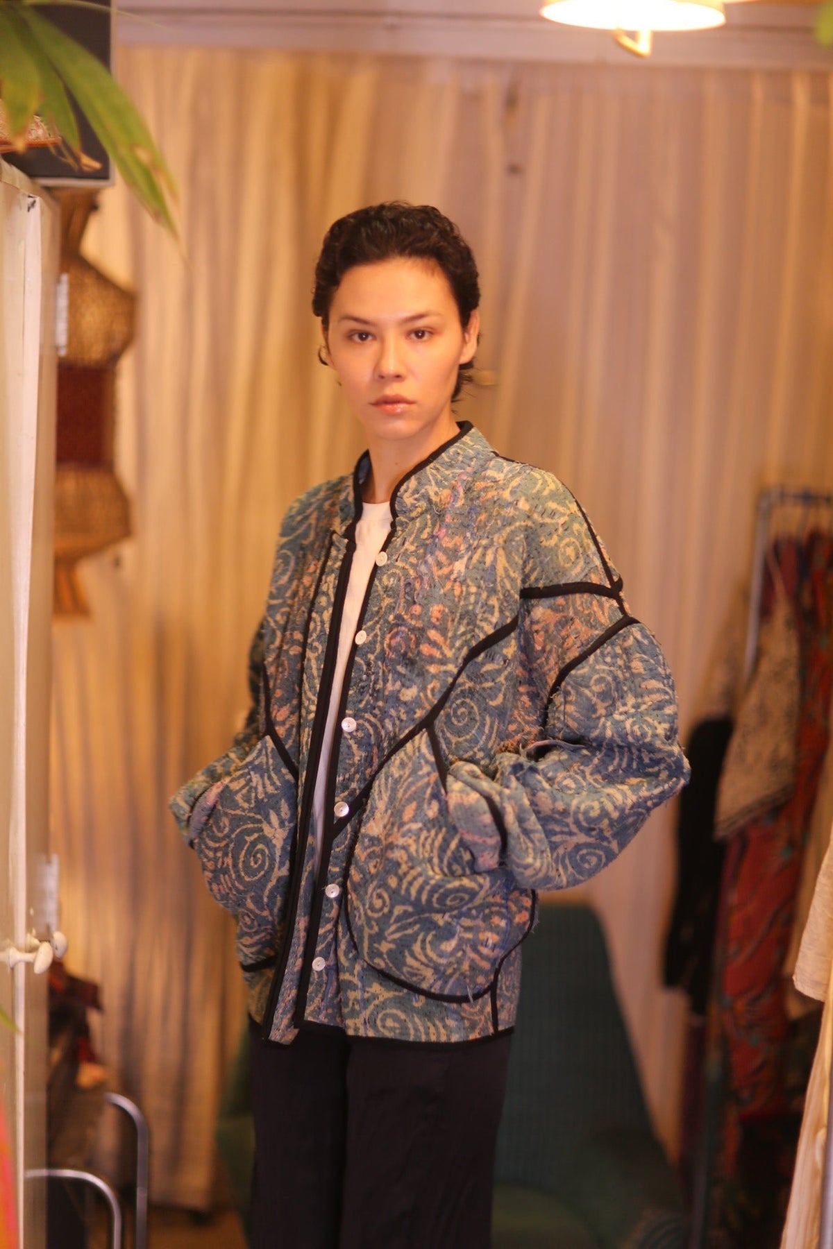 INDIGO KANTHA JACKET THANDAR - MOMO STUDIO BERLIN - Berlin Concept Store - sustainable & ethical fashion