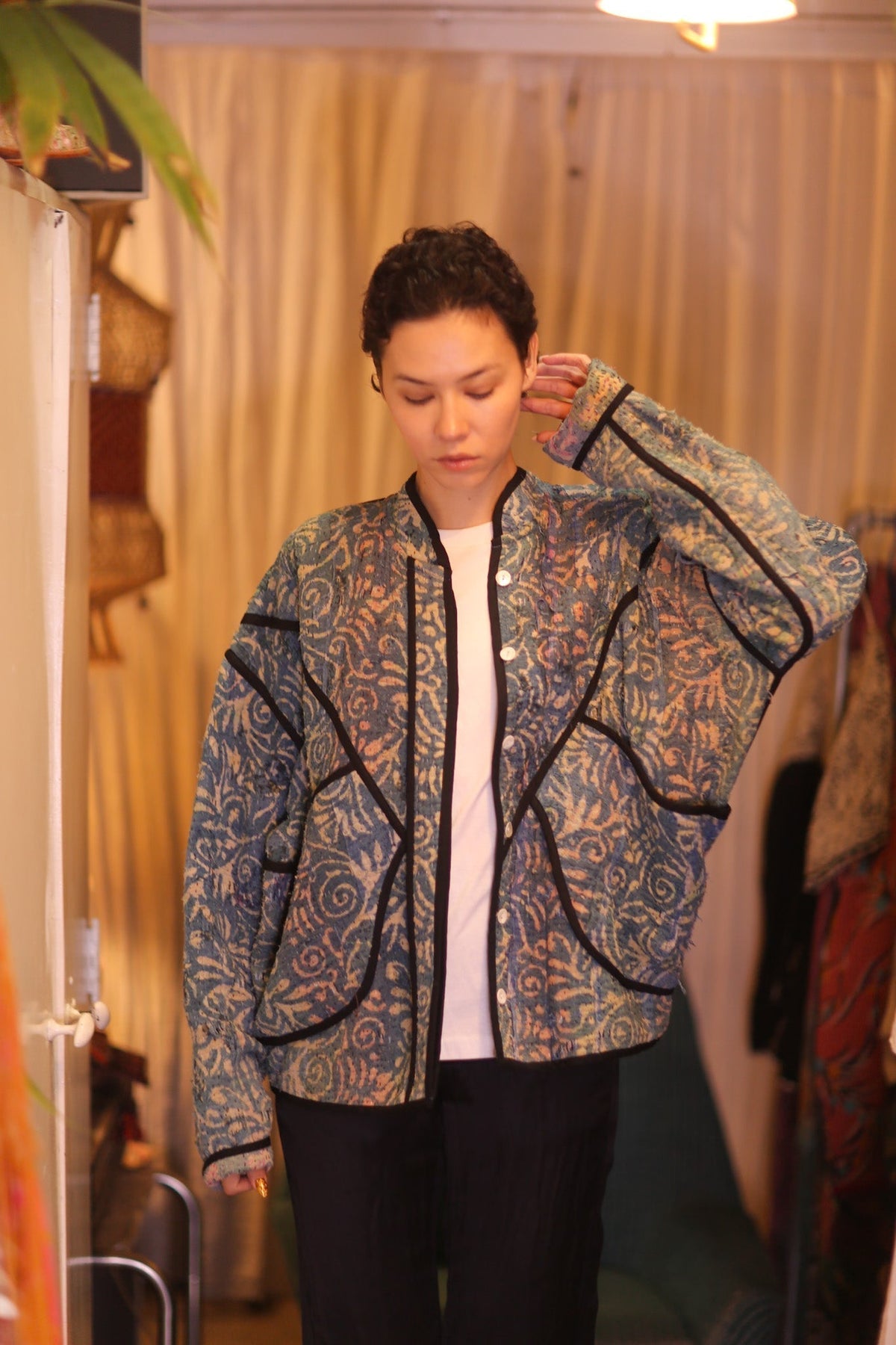INDIGO KANTHA JACKET THANDAR - MOMO STUDIO BERLIN - Berlin Concept Store - sustainable & ethical fashion