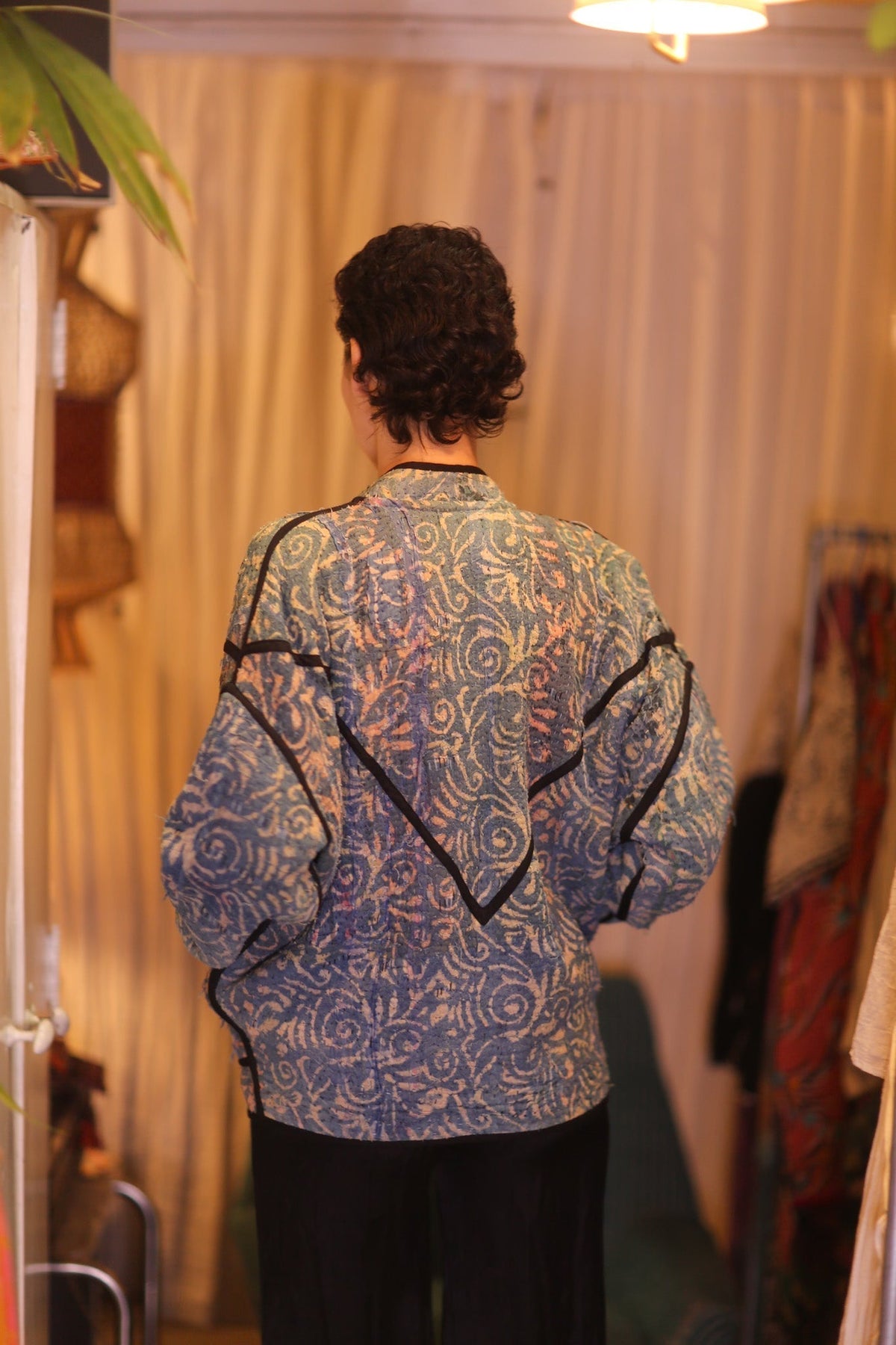 INDIGO KANTHA JACKET THANDAR - MOMO STUDIO BERLIN - Berlin Concept Store - sustainable & ethical fashion