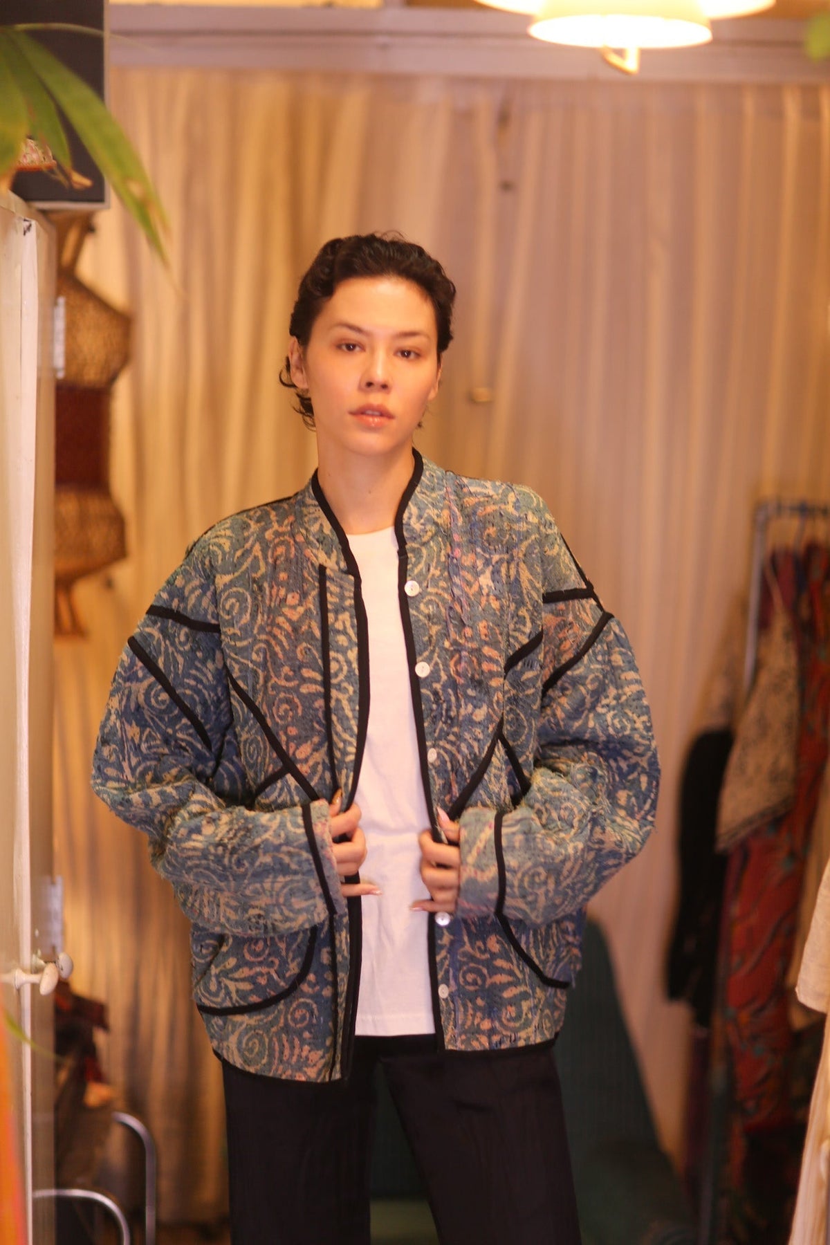 INDIGO KANTHA JACKET THANDAR - MOMO STUDIO BERLIN - Berlin Concept Store - sustainable & ethical fashion