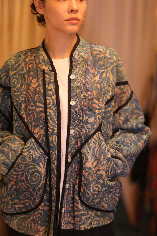 INDIGO KANTHA JACKET THANDAR - MOMO STUDIO BERLIN - Berlin Concept Store - sustainable & ethical fashion