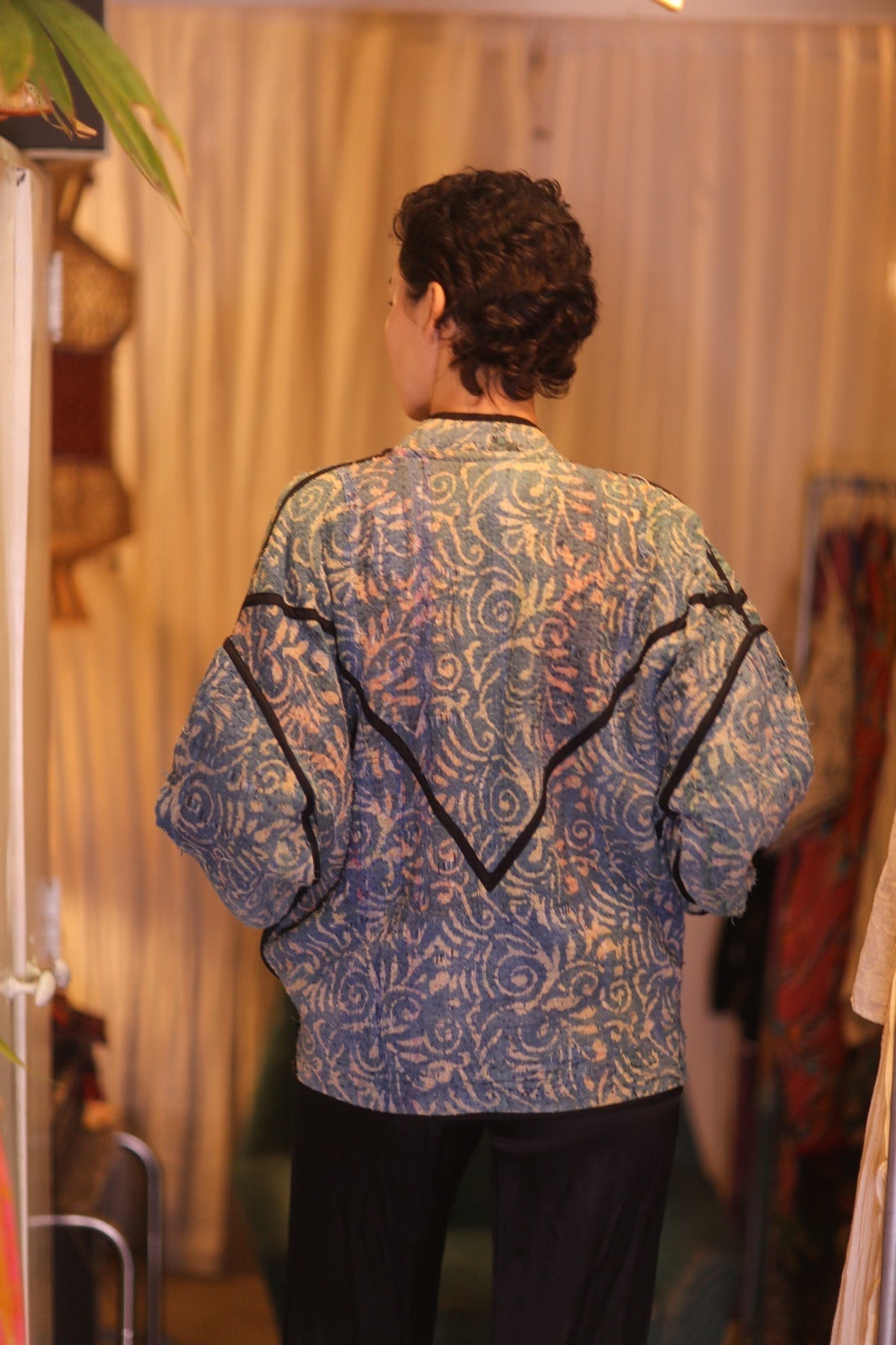 INDIGO KANTHA JACKET THANDAR - MOMO STUDIO BERLIN - Berlin Concept Store - sustainable & ethical fashion