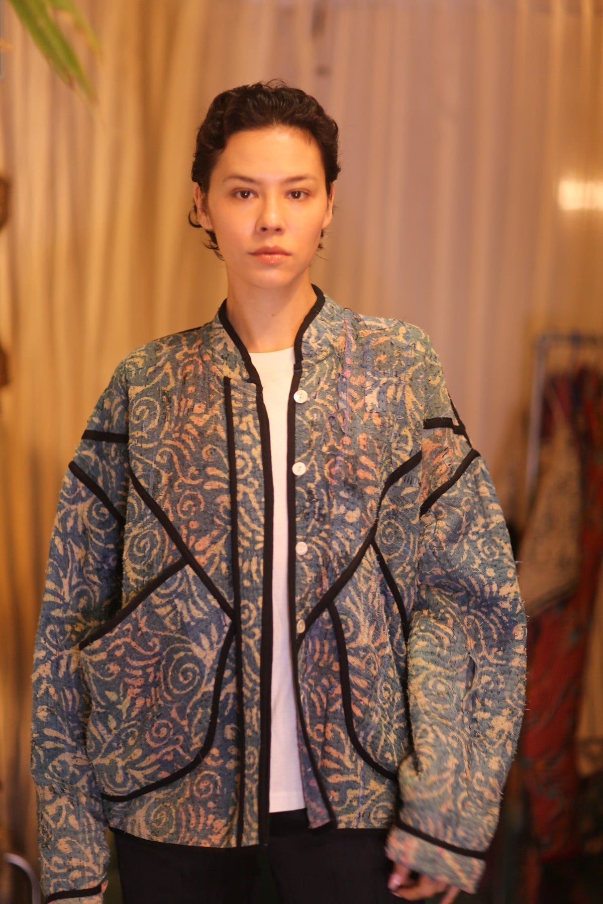 INDIGO KANTHA JACKET THANDAR - MOMO STUDIO BERLIN - Berlin Concept Store - sustainable & ethical fashion