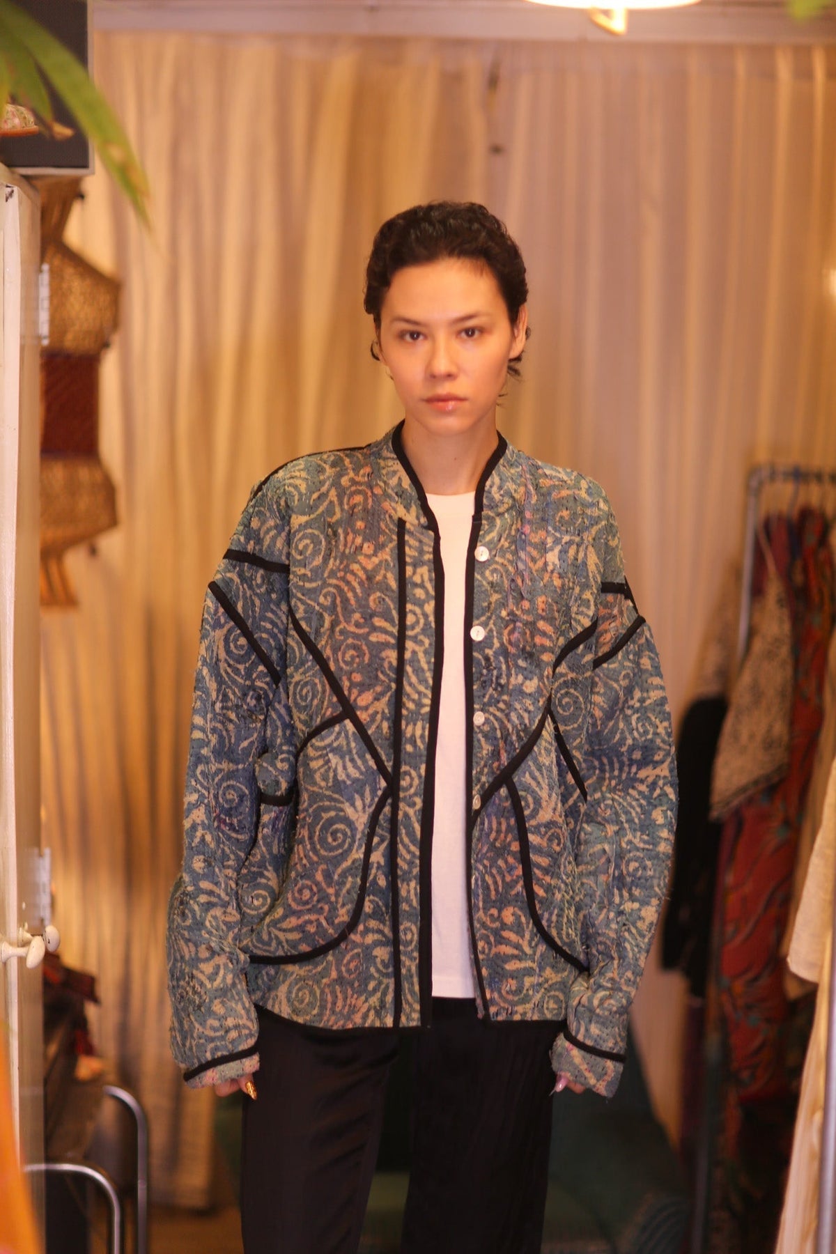 INDIGO KANTHA JACKET THANDAR - MOMO STUDIO BERLIN - Berlin Concept Store - sustainable & ethical fashion