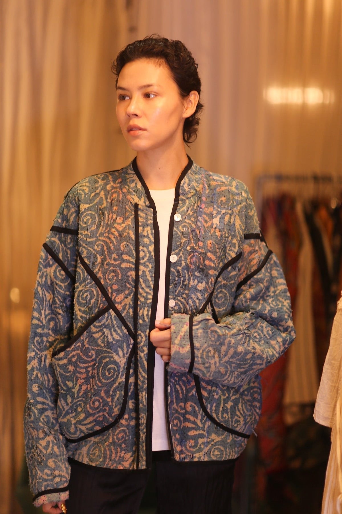 INDIGO KANTHA JACKET THANDAR - MOMO STUDIO BERLIN - Berlin Concept Store - sustainable & ethical fashion