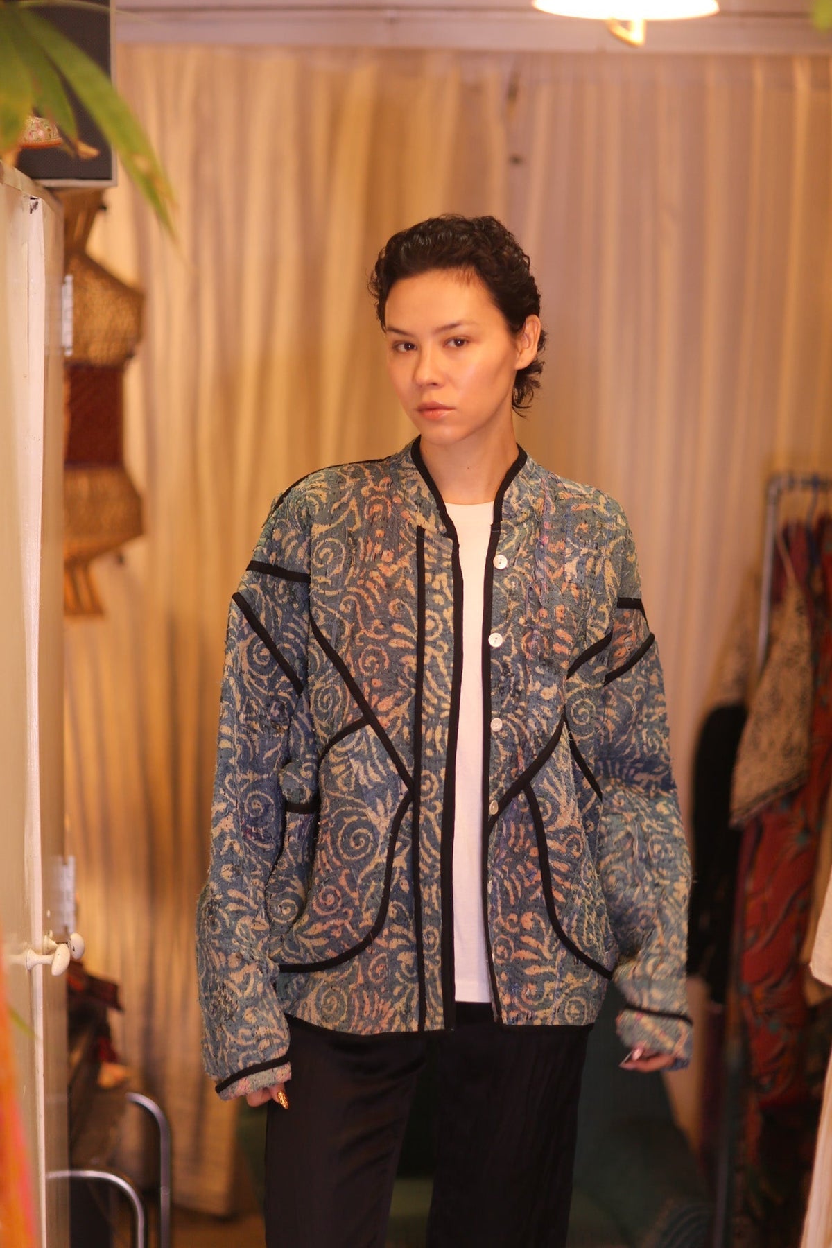 INDIGO KANTHA JACKET THANDAR - MOMO STUDIO BERLIN - Berlin Concept Store - sustainable & ethical fashion