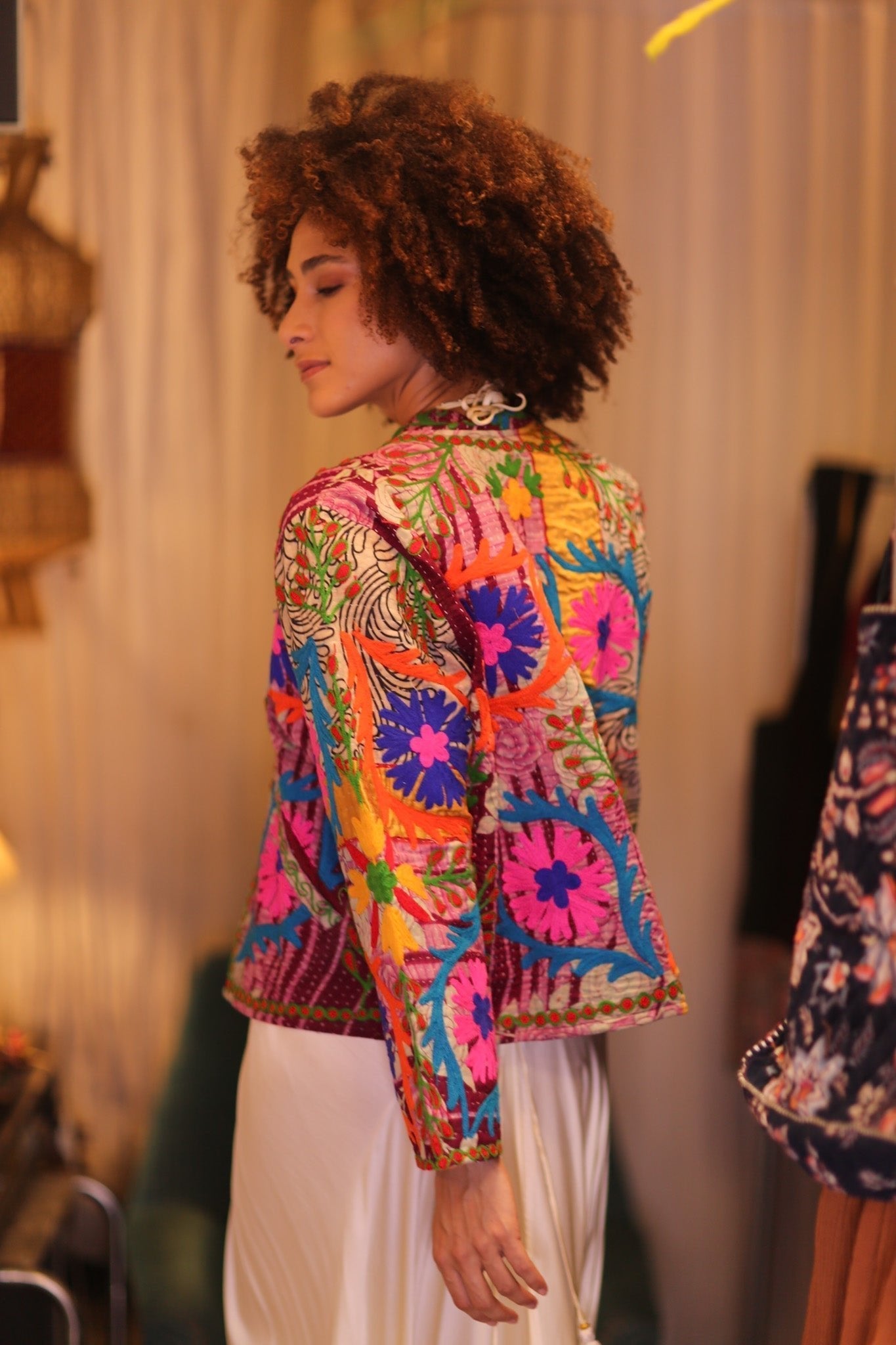 INGRID MIA EMBROIDERED JACKET - MOMO STUDIO BERLIN - Berlin Concept Store - sustainable & ethical fashion