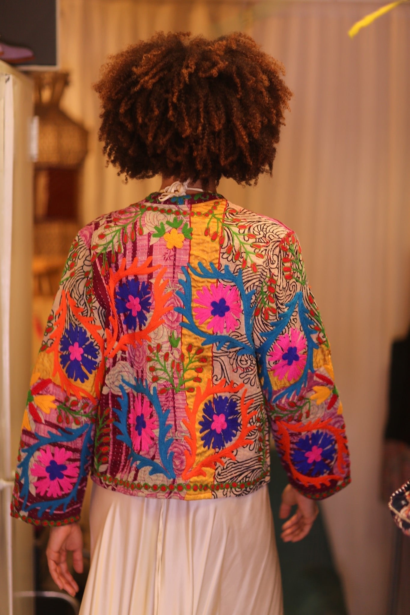 INGRID MIA EMBROIDERED JACKET - MOMO STUDIO BERLIN - Berlin Concept Store - sustainable & ethical fashion