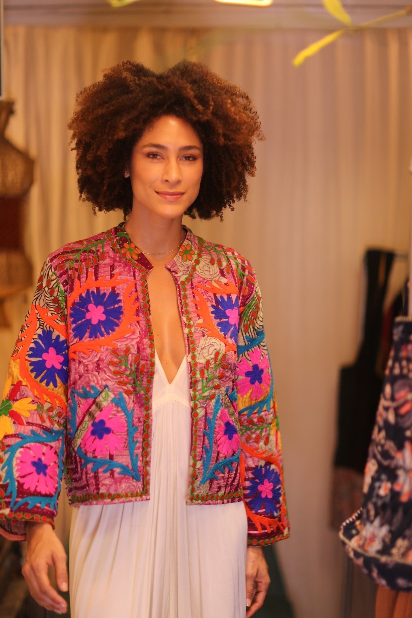 INGRID MIA EMBROIDERED JACKET - MOMO STUDIO BERLIN - Berlin Concept Store - sustainable & ethical fashion