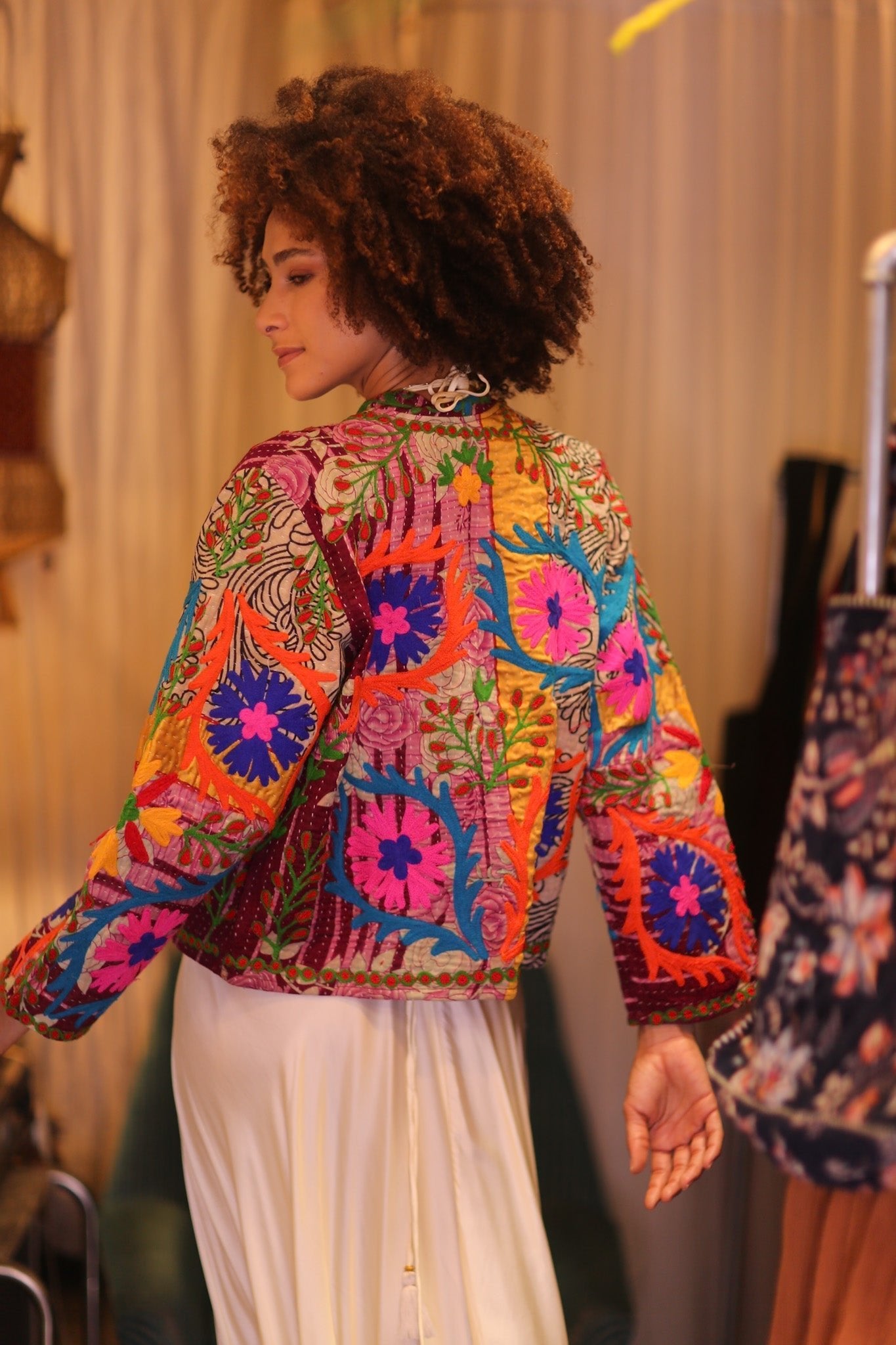 INGRID MIA EMBROIDERED JACKET - MOMO STUDIO BERLIN - Berlin Concept Store - sustainable & ethical fashion