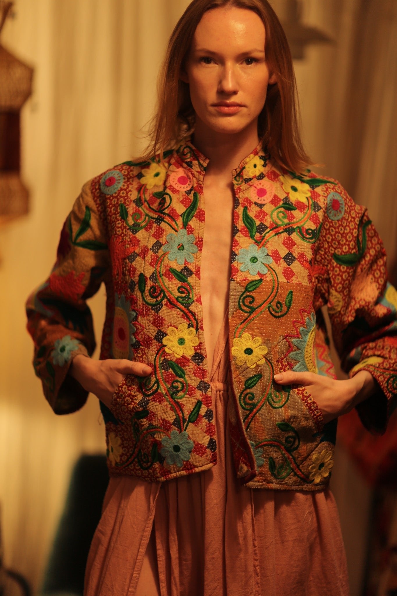 JACKET INGRID LOE EMBROIDERED - MOMO STUDIO BERLIN - Berlin Concept Store - sustainable & ethical fashion