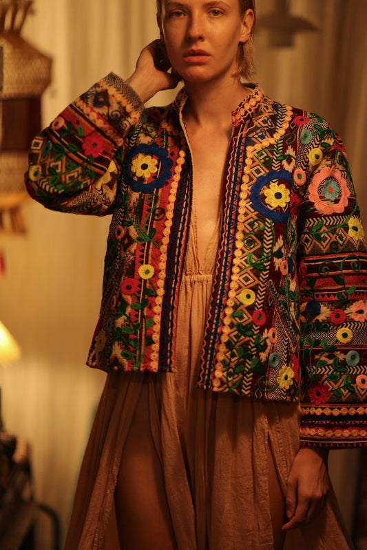 JACKET INGRID LORLY EMBROIDERED - MOMO STUDIO BERLIN - Berlin Concept Store - sustainable & ethical fashion