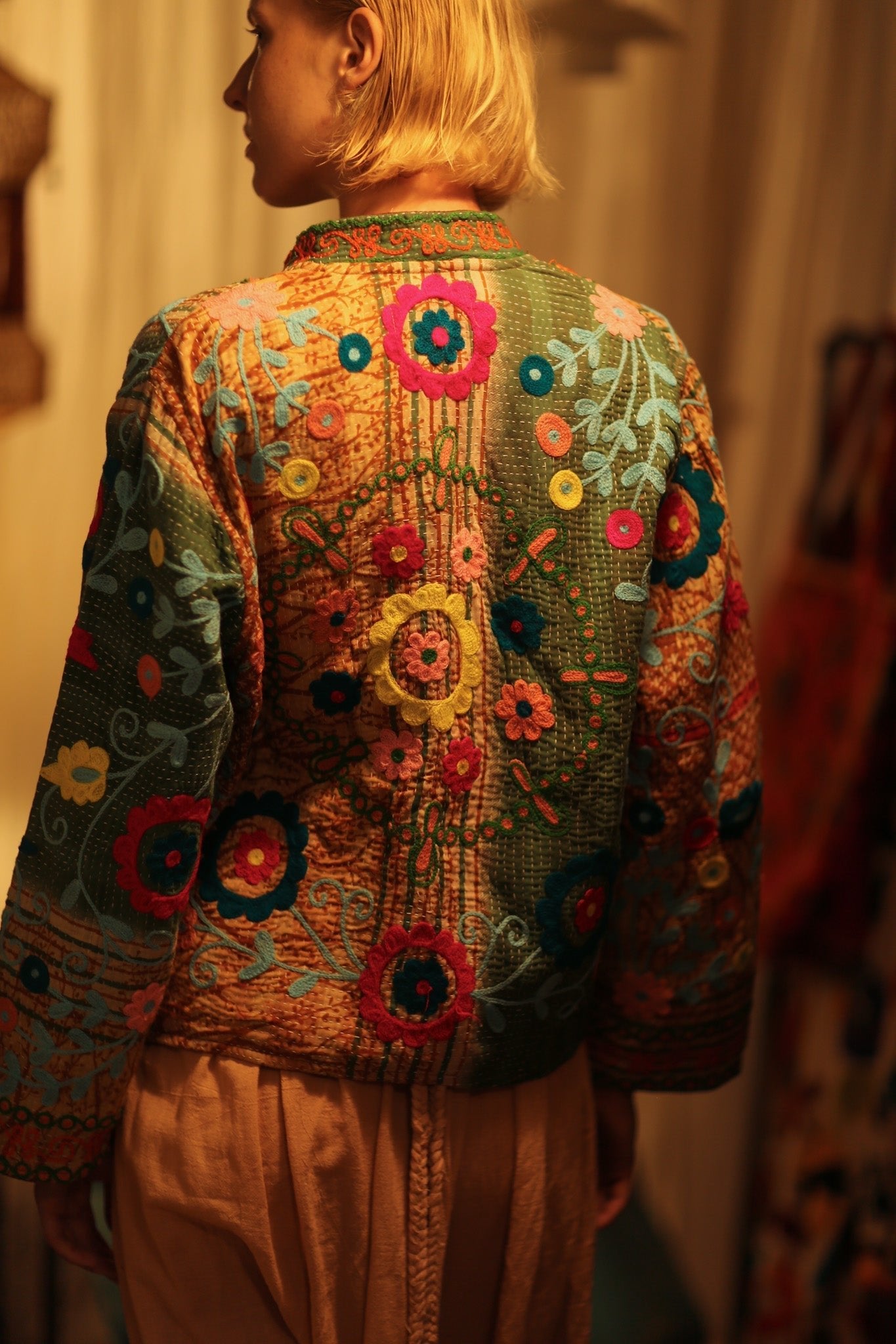 JACKET INGRID YONA EMBROIDERED - MOMO STUDIO BERLIN - Berlin Concept Store - sustainable & ethical fashion