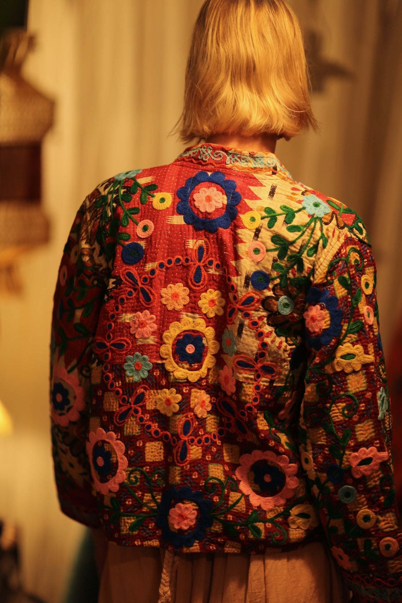 JACKET INGRID ZARINA EMBROIDERED - MOMO STUDIO BERLIN - Berlin Concept Store - sustainable & ethical fashion