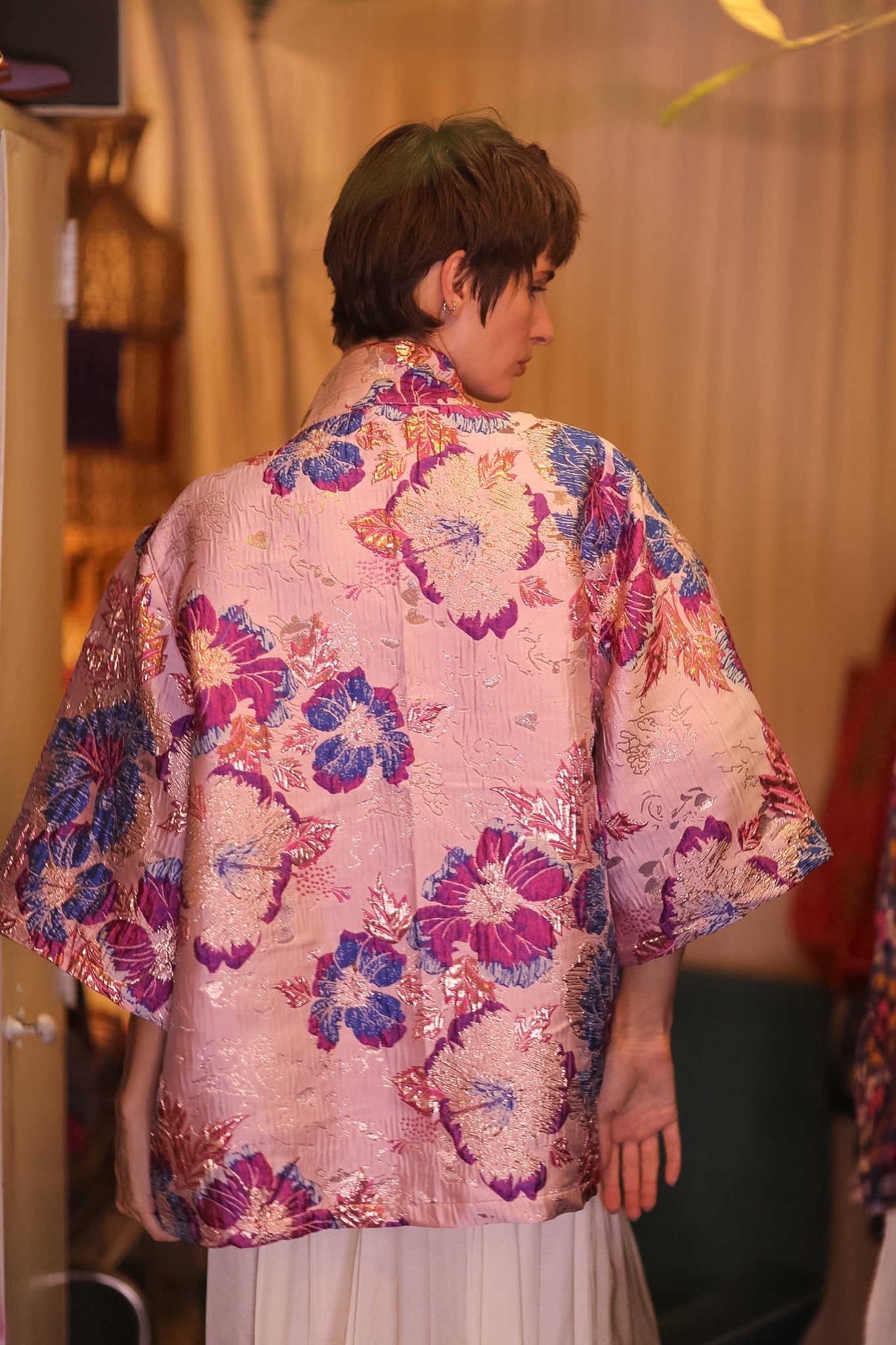 JACQUARD SHORT KIMONO LAVELLE - MOMO STUDIO BERLIN - Berlin Concept Store - sustainable & ethical fashion