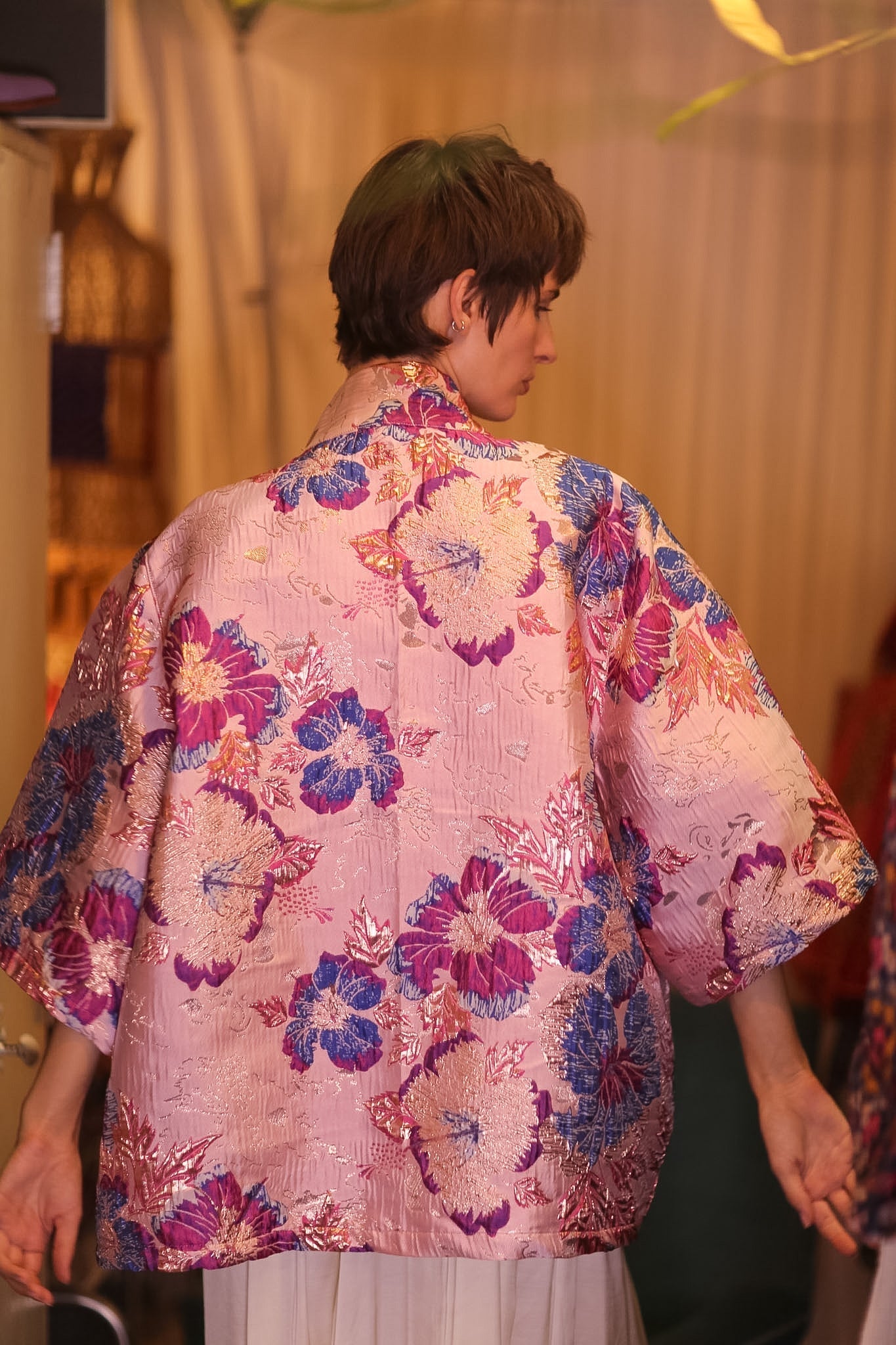 JACQUARD SHORT KIMONO LAVELLE - MOMO STUDIO BERLIN - Berlin Concept Store - sustainable & ethical fashion