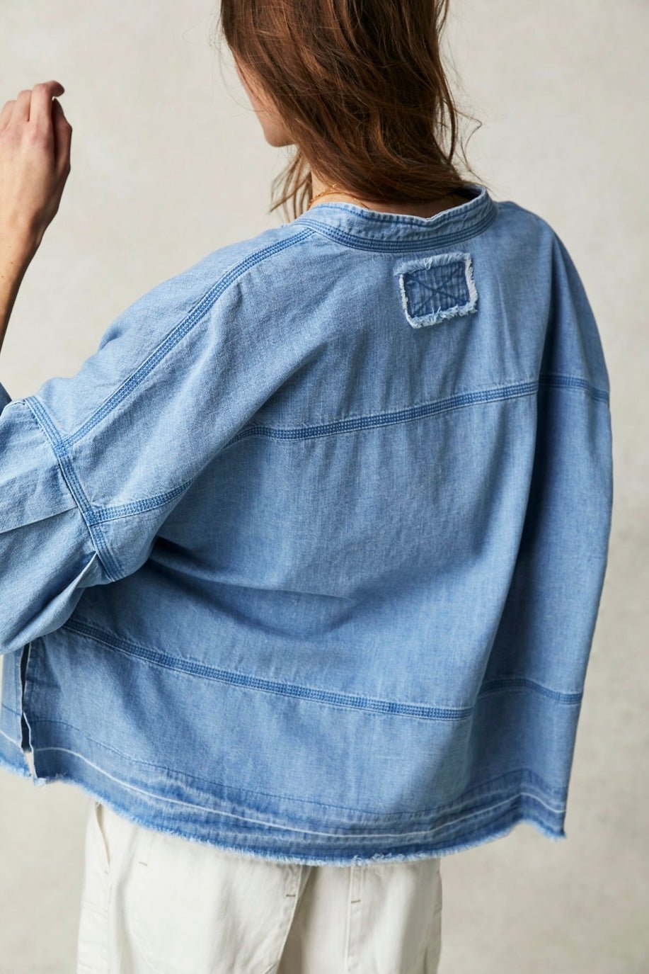 JUDE DENIM PULLOVER - MOMO STUDIO BERLIN - Berlin Concept Store - sustainable & ethical fashion