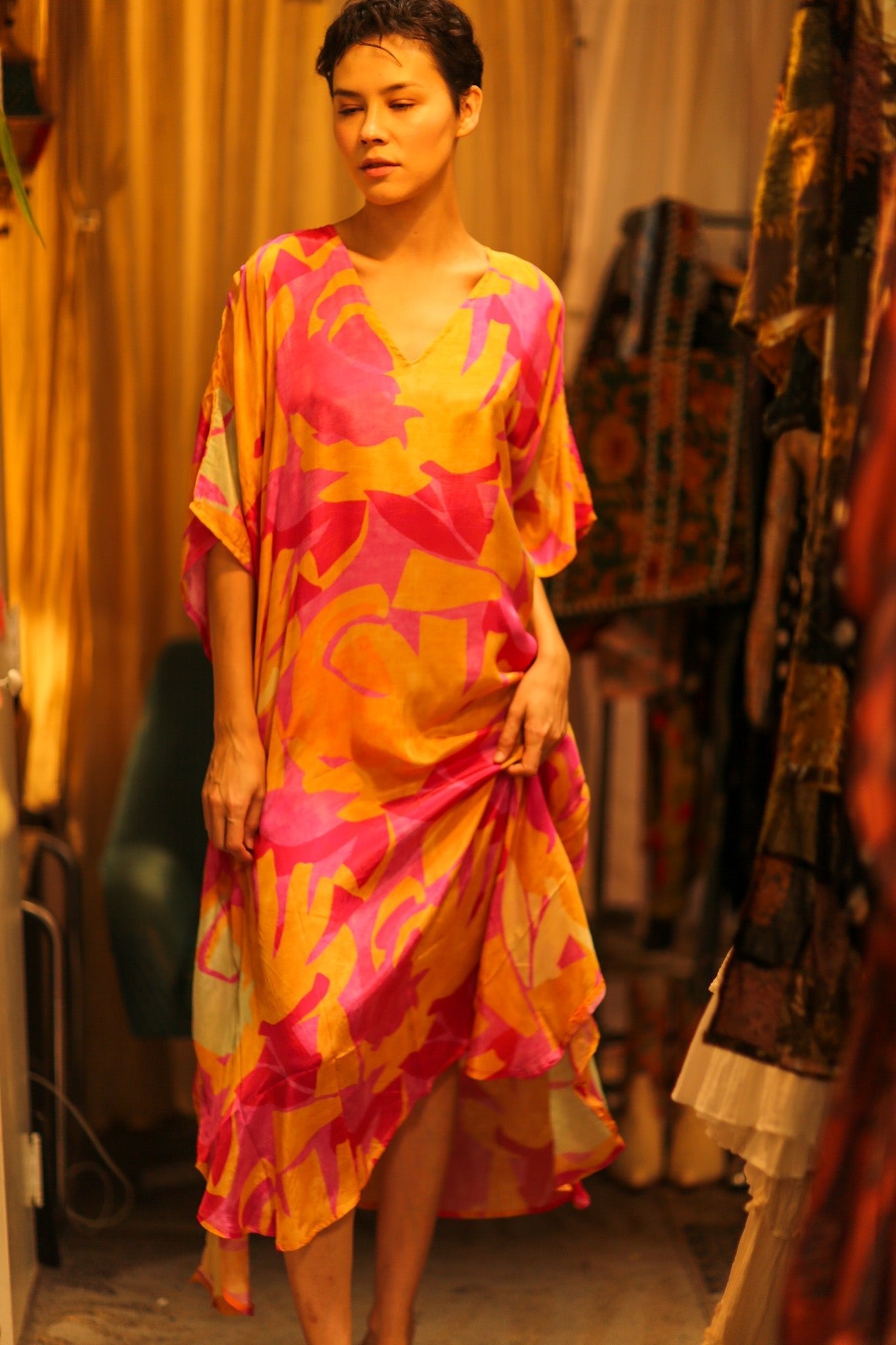 KAFTAN DRESS FAERIS - MOMO STUDIO BERLIN - Berlin Concept Store - sustainable & ethical fashion
