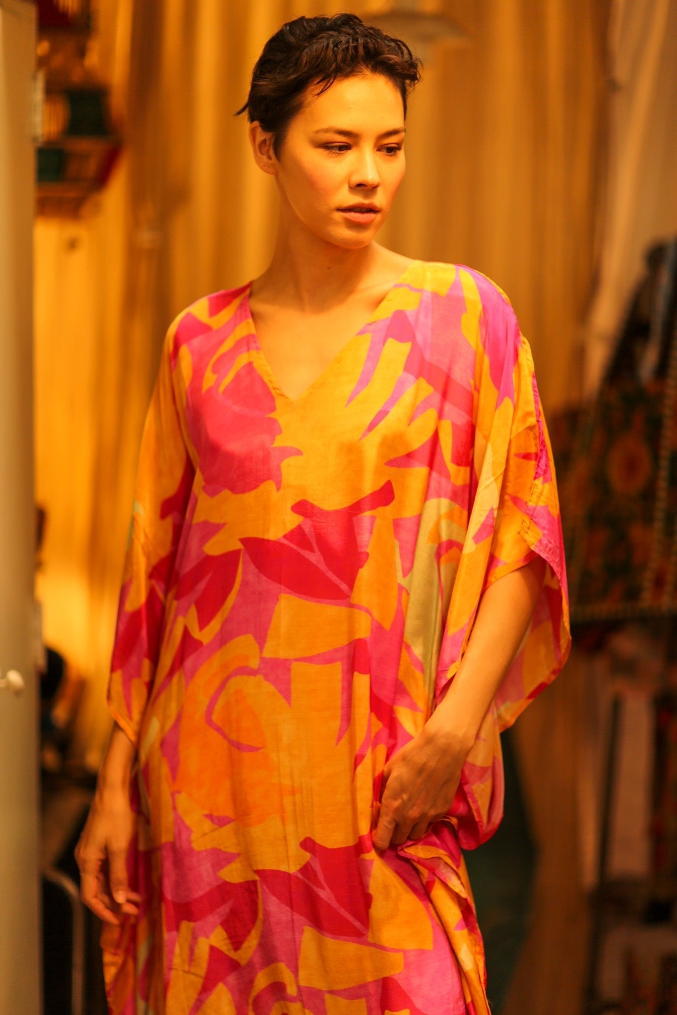 KAFTAN DRESS FAERIS - MOMO STUDIO BERLIN - Berlin Concept Store - sustainable & ethical fashion