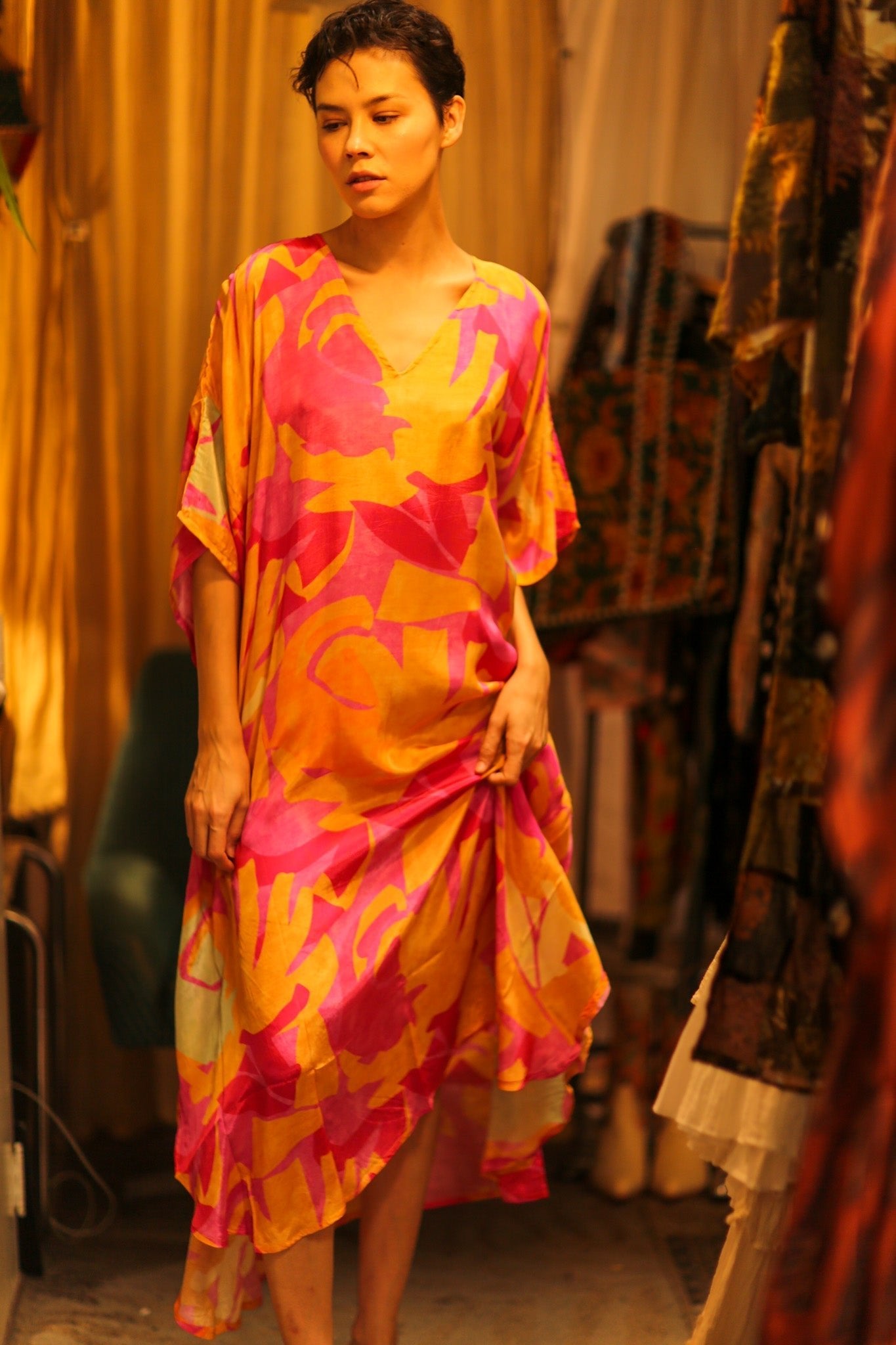 KAFTAN DRESS FAERIS - MOMO STUDIO BERLIN - Berlin Concept Store - sustainable & ethical fashion
