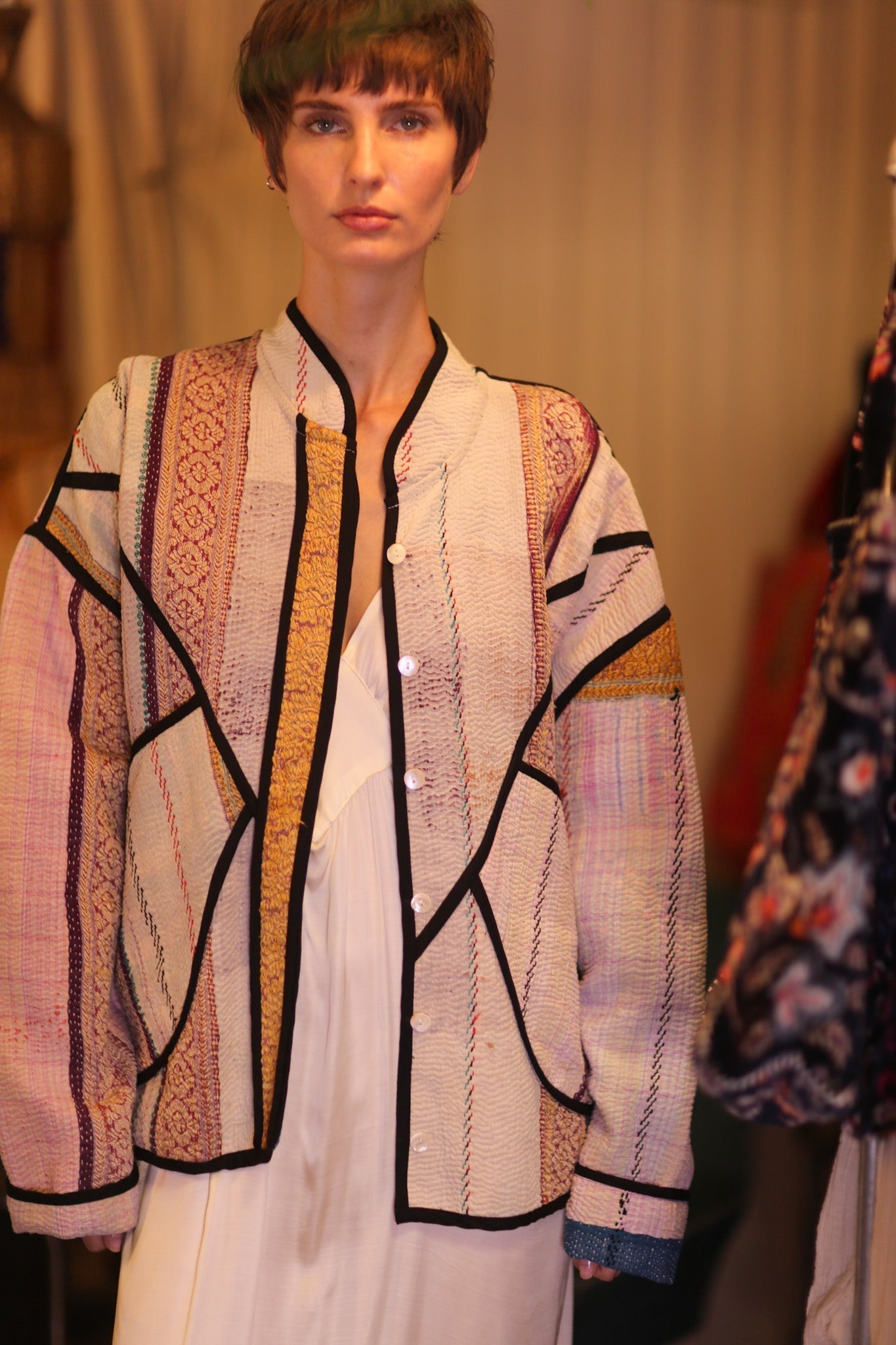 KANTHA BOMBER JACKET PINKGOLD - MOMO STUDIO BERLIN - Berlin Concept Store - sustainable & ethical fashion