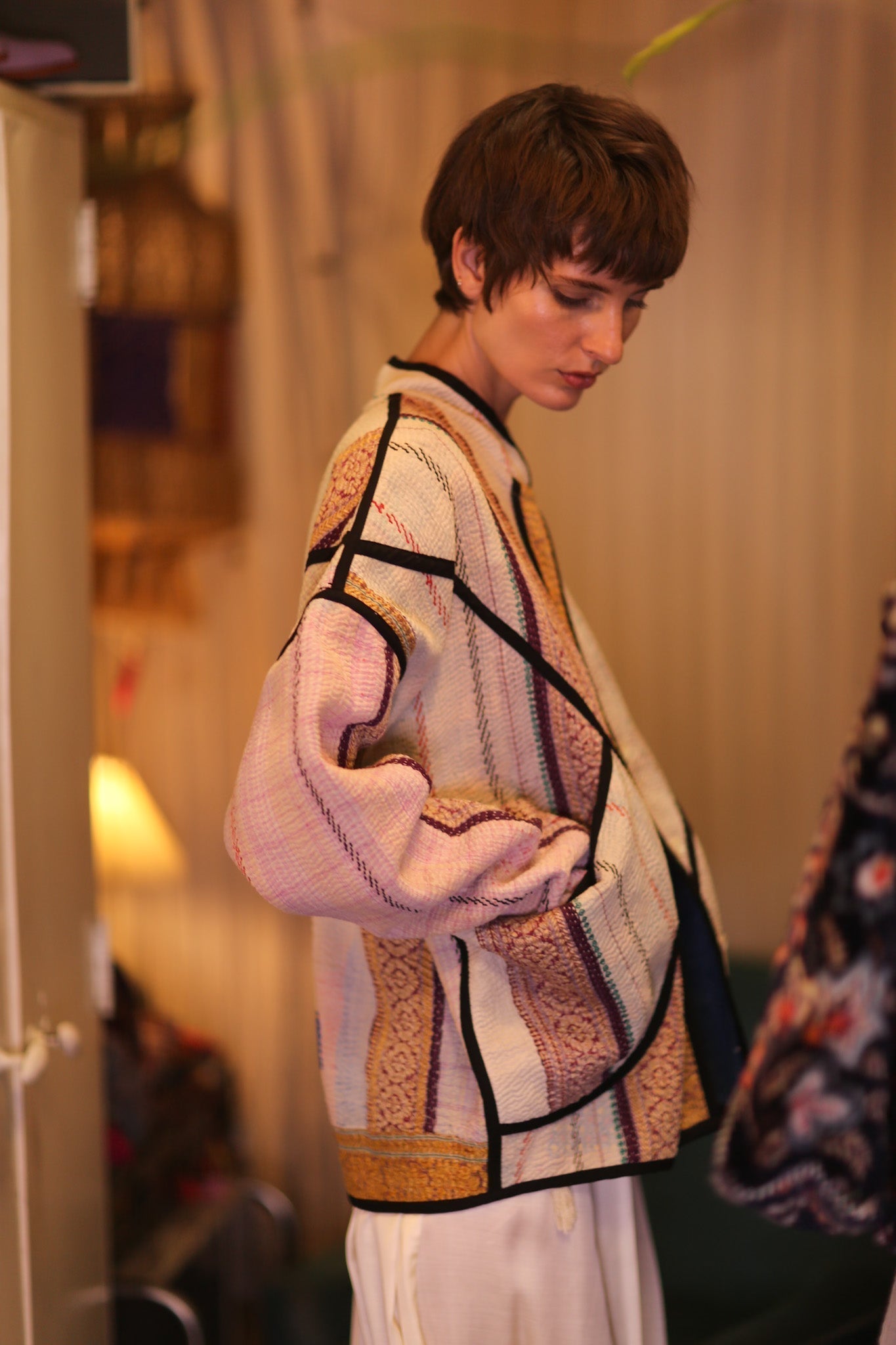 KANTHA BOMBER JACKET PINKGOLD - MOMO STUDIO BERLIN - Berlin Concept Store - sustainable & ethical fashion