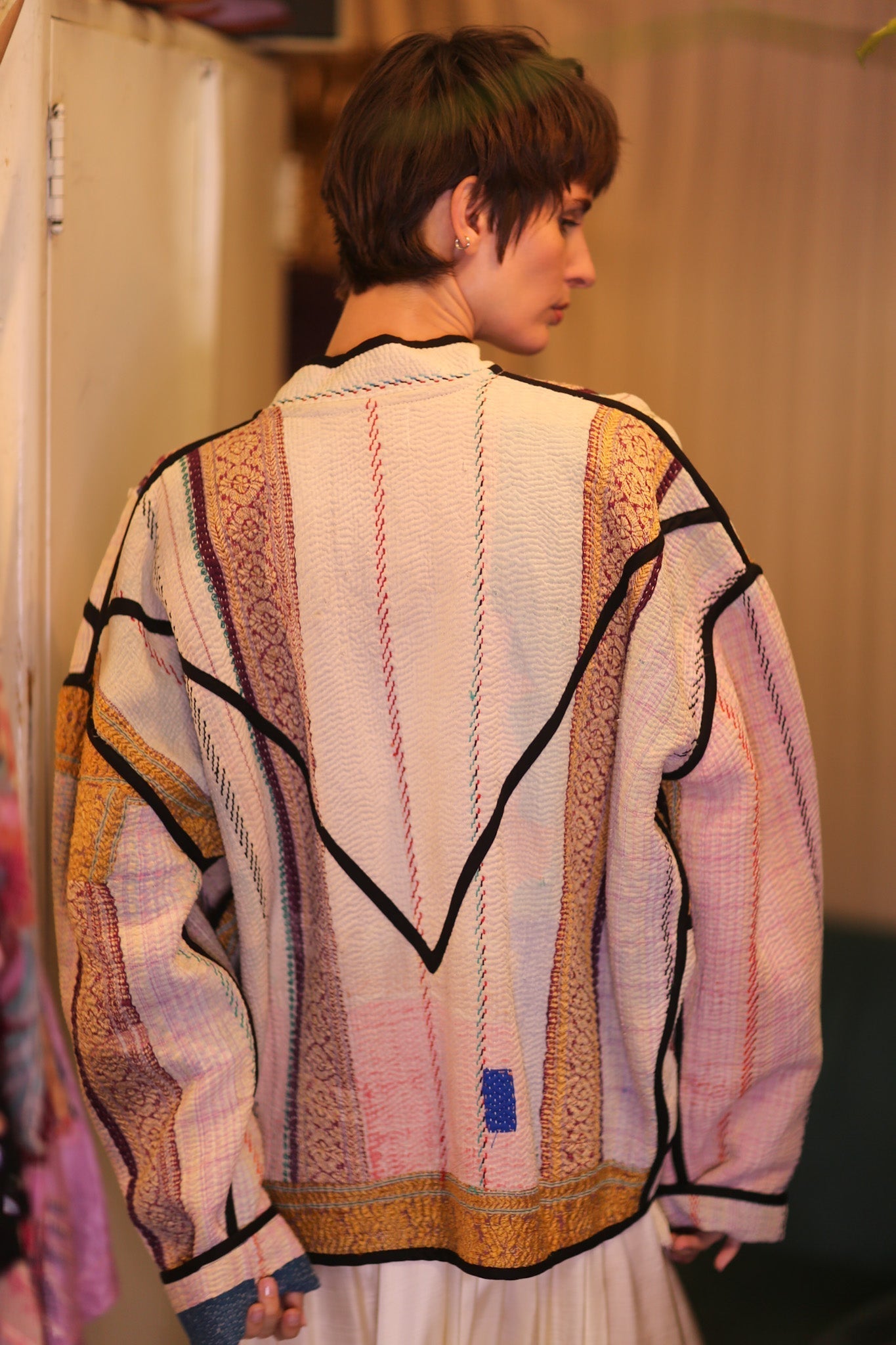 KANTHA BOMBER JACKET PINKGOLD - MOMO STUDIO BERLIN - Berlin Concept Store - sustainable & ethical fashion