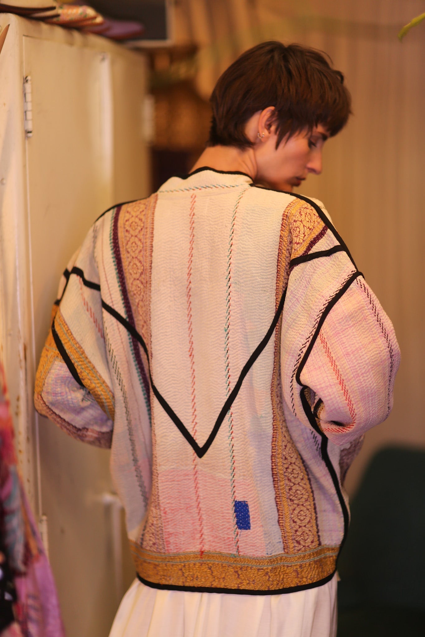 KANTHA BOMBER JACKET PINKGOLD - MOMO STUDIO BERLIN - Berlin Concept Store - sustainable & ethical fashion