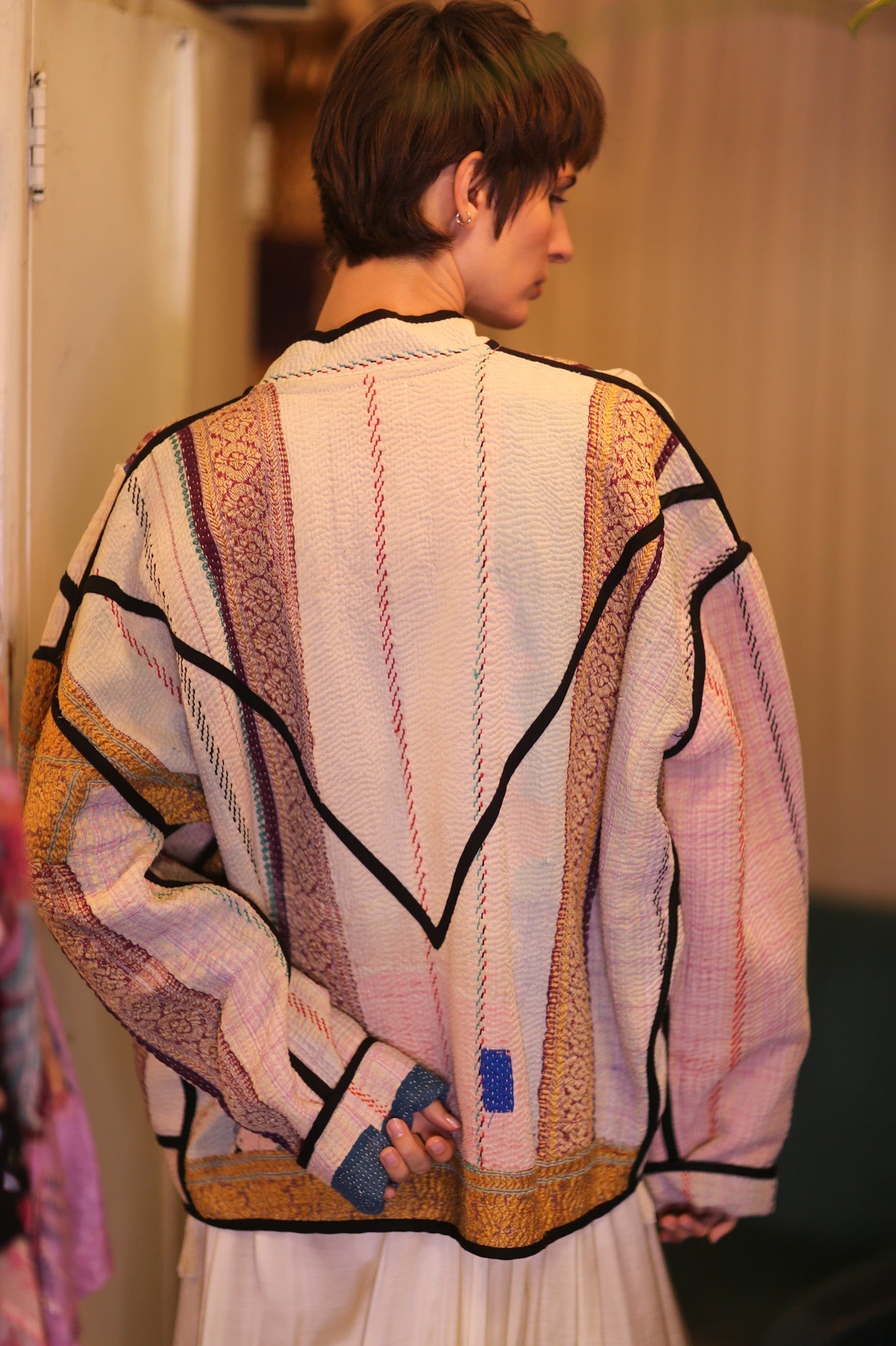 KANTHA BOMBER JACKET PINKGOLD - MOMO STUDIO BERLIN - Berlin Concept Store - sustainable & ethical fashion