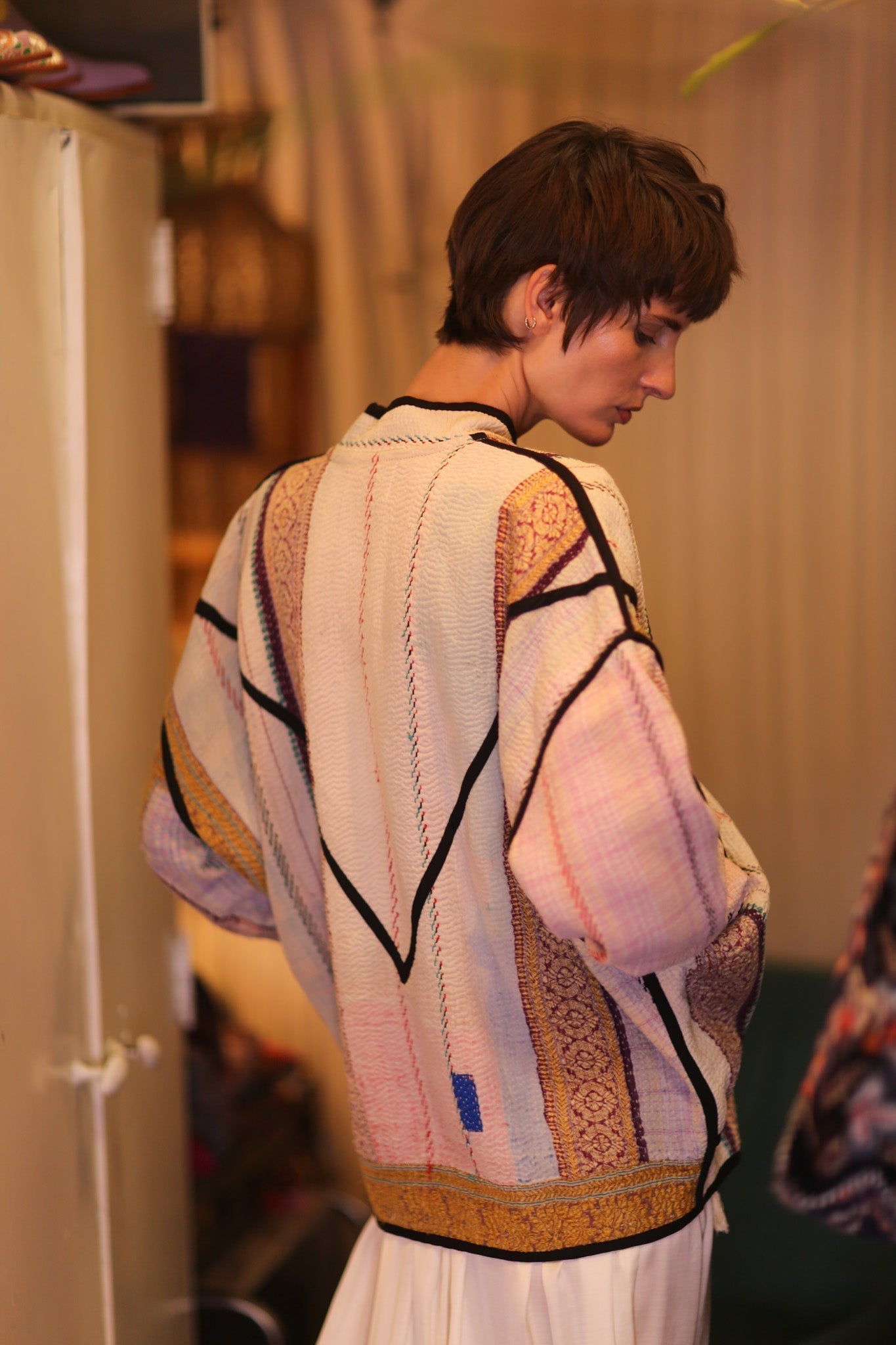 KANTHA BOMBER JACKET PINKGOLD - MOMO STUDIO BERLIN - Berlin Concept Store - sustainable & ethical fashion