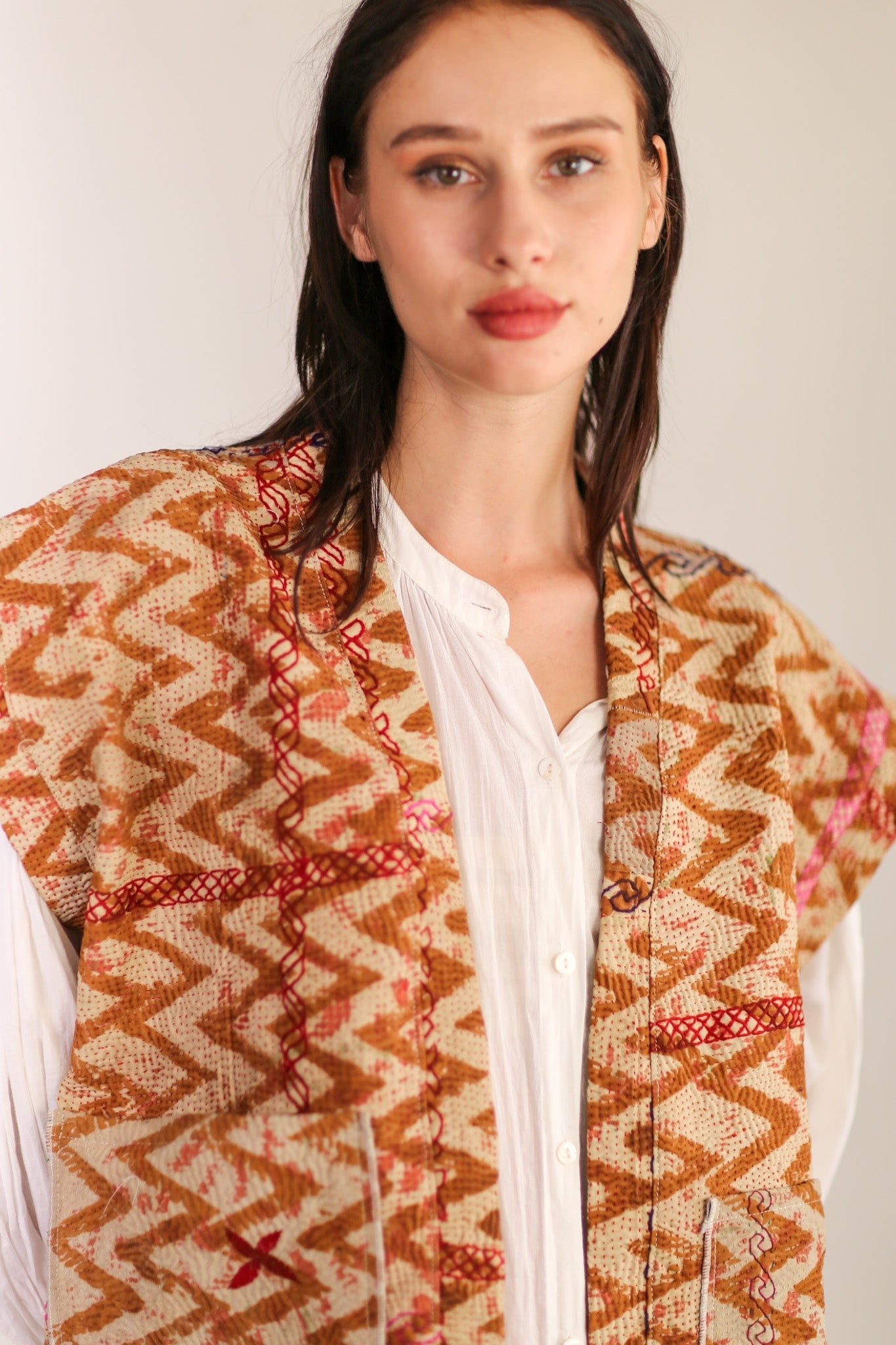 KANTHA COTTON VEST WISUSA - MOMO STUDIO BERLIN - Berlin Concept Store - sustainable & ethical fashion