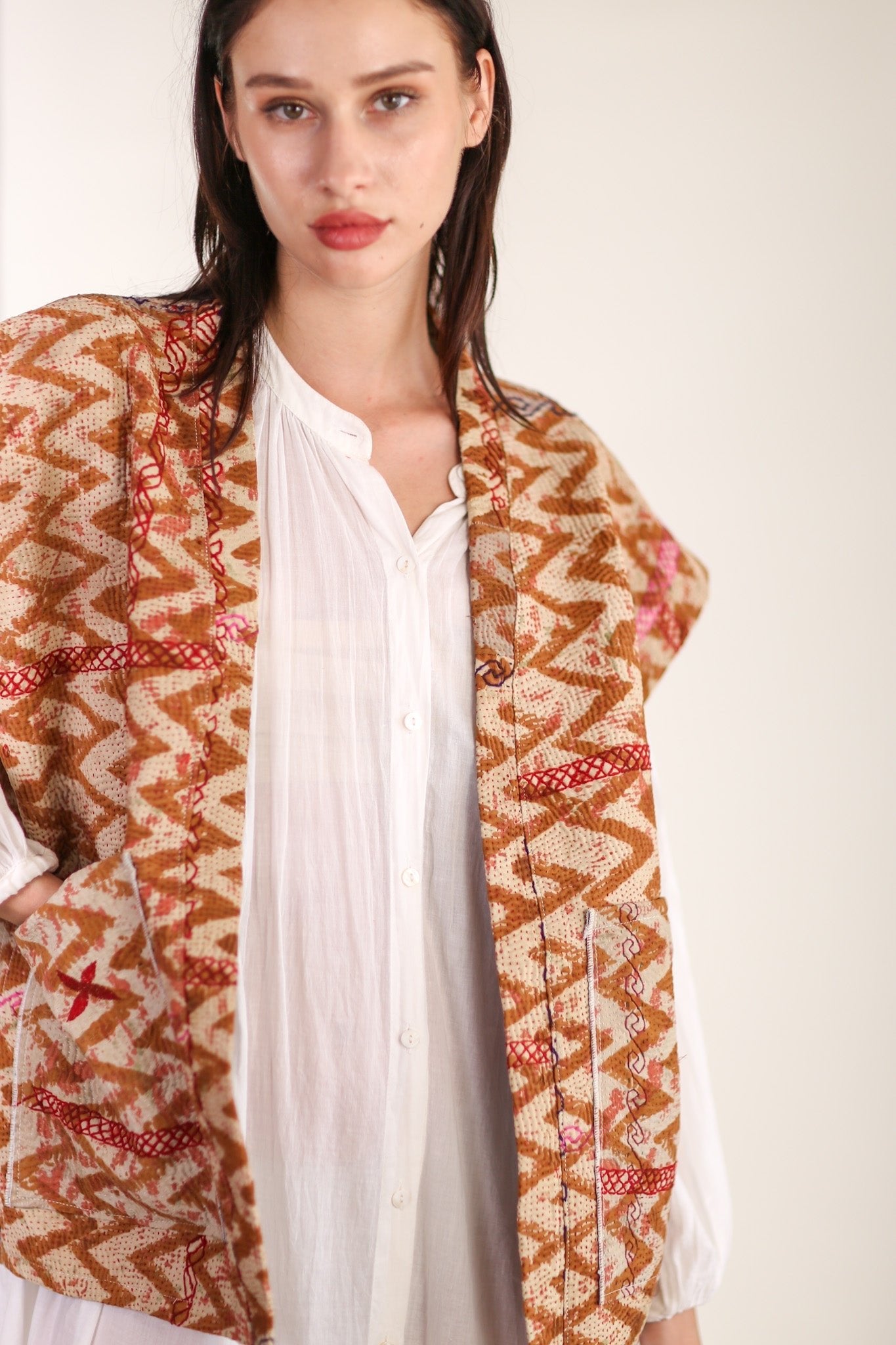 KANTHA COTTON VEST WISUSA - MOMO STUDIO BERLIN - Berlin Concept Store - sustainable & ethical fashion