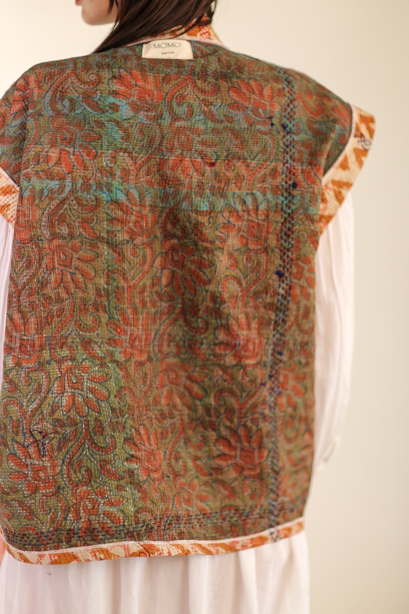 KANTHA COTTON VEST WISUSA - MOMO STUDIO BERLIN - Berlin Concept Store - sustainable & ethical fashion