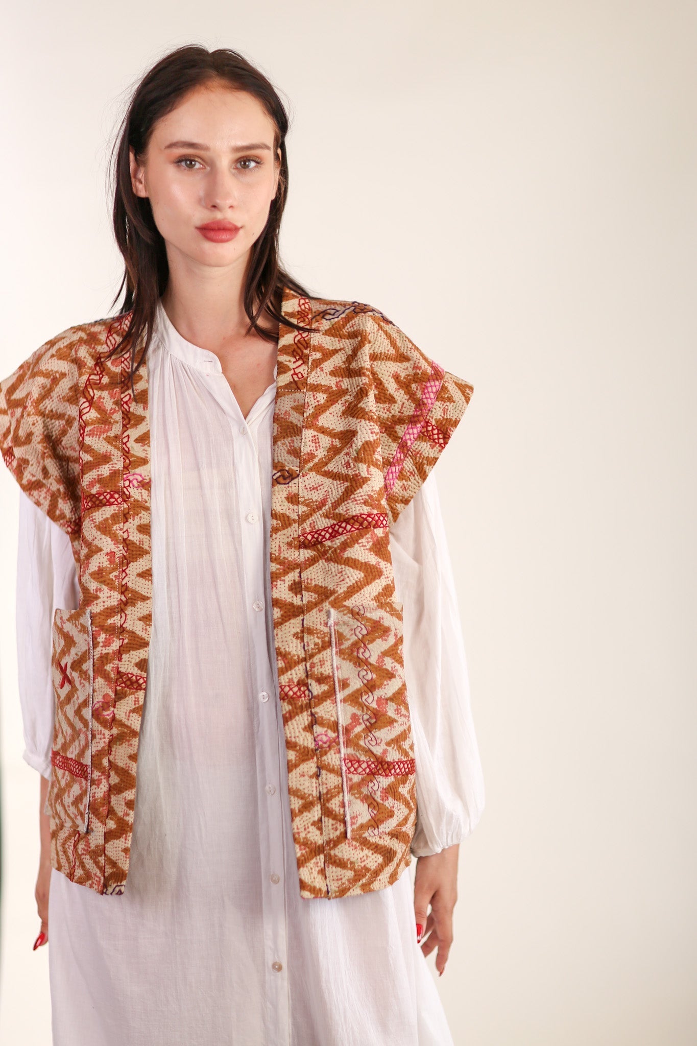 KANTHA COTTON VEST WISUSA - MOMO STUDIO BERLIN - Berlin Concept Store - sustainable & ethical fashion