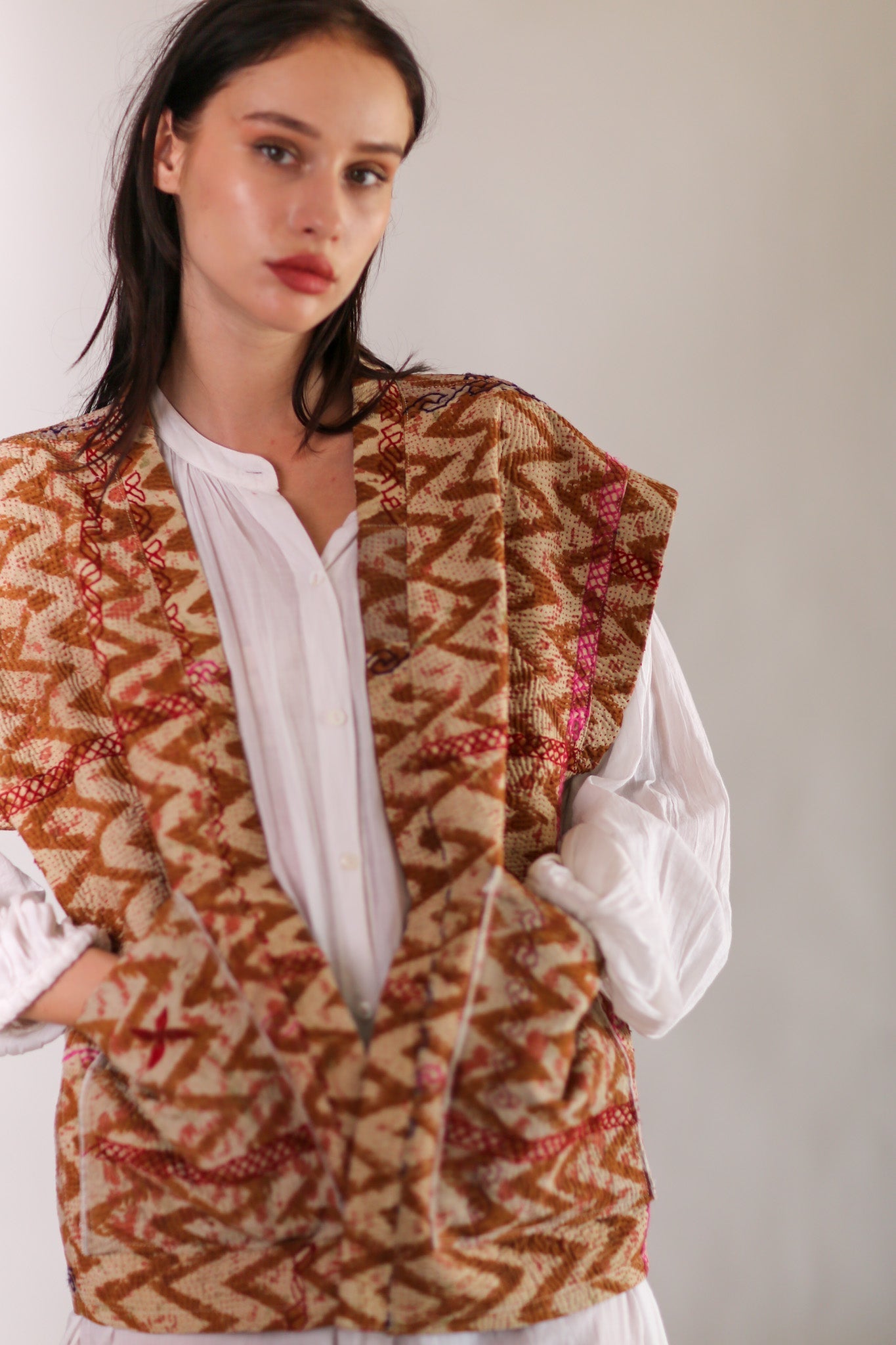 KANTHA COTTON VEST WISUSA - MOMO STUDIO BERLIN - Berlin Concept Store - sustainable & ethical fashion