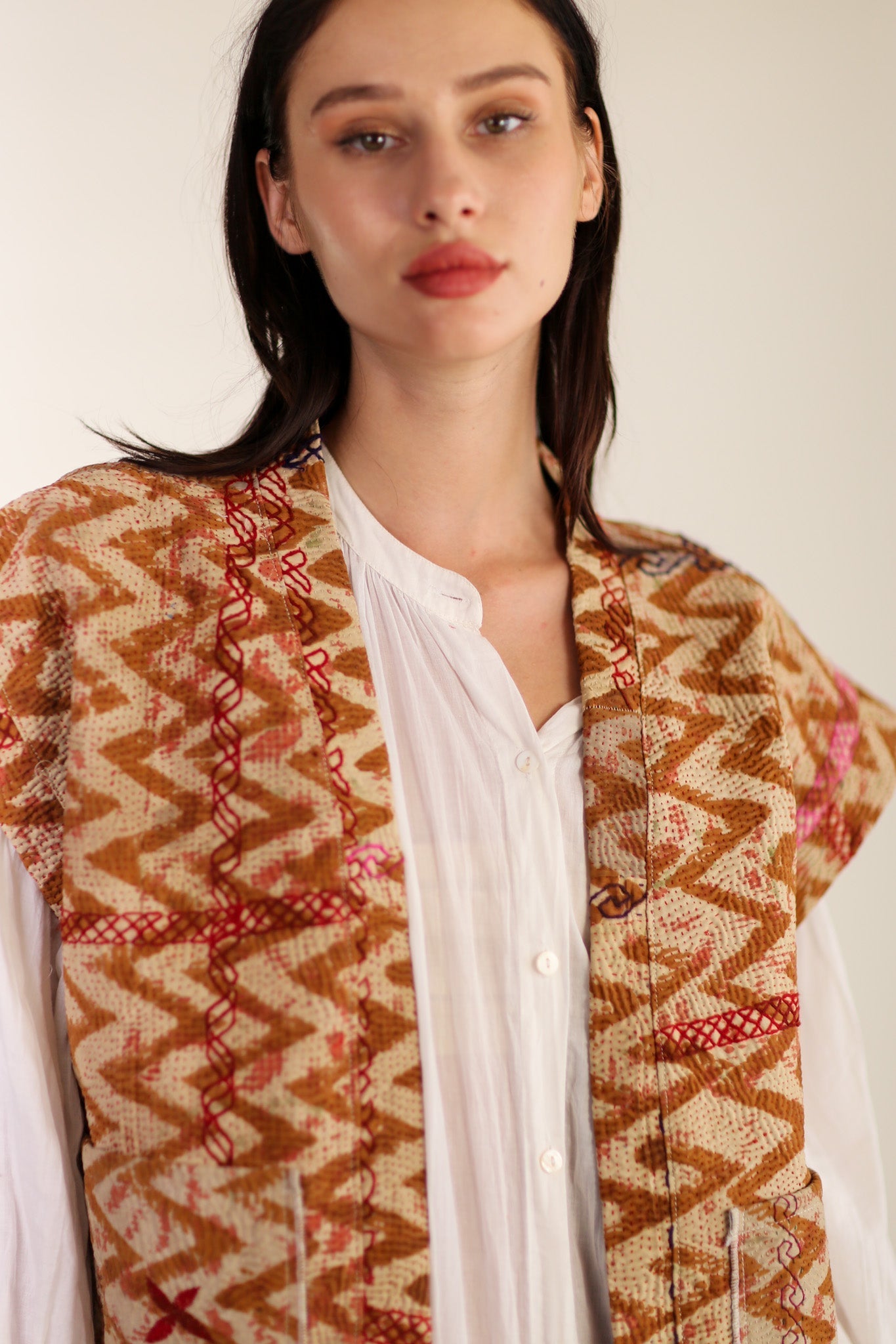 KANTHA COTTON VEST WISUSA - MOMO STUDIO BERLIN - Berlin Concept Store - sustainable & ethical fashion