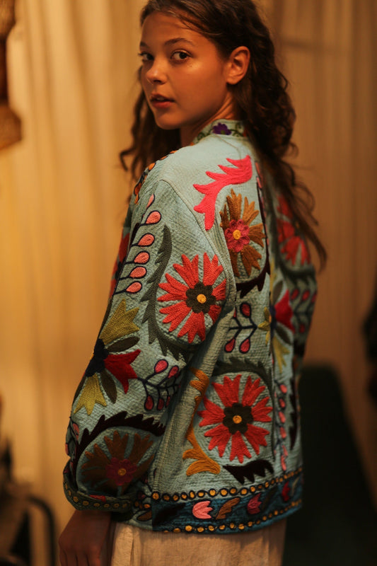 KANTHA EMBROIDERED JACKET ANTONA - MOMO STUDIO BERLIN - Berlin Concept Store - sustainable & ethical fashion