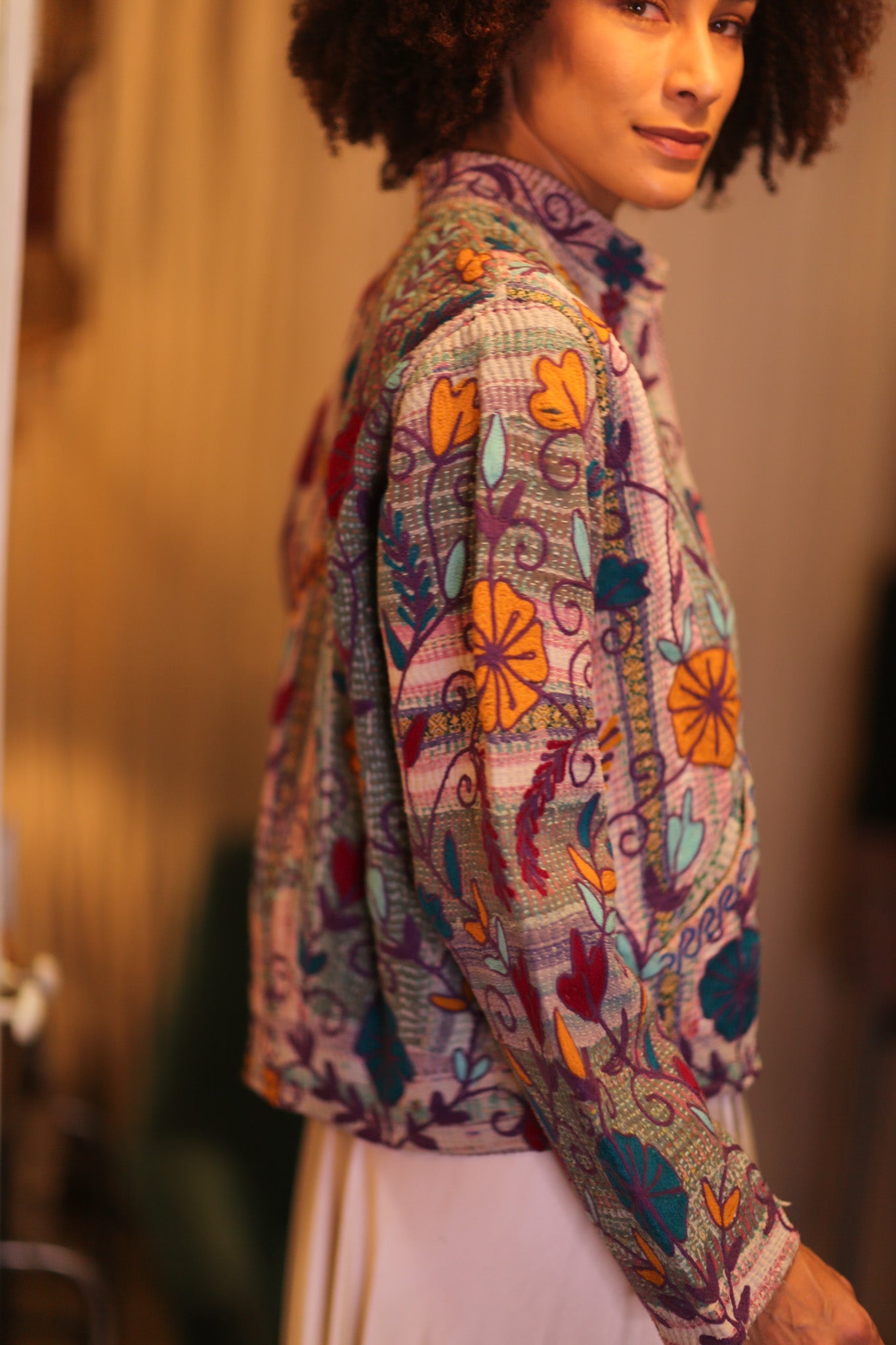 KANTHA EMBROIDERED JACKET INGRID JOY - MOMO STUDIO BERLIN - Berlin Concept Store - sustainable & ethical fashion