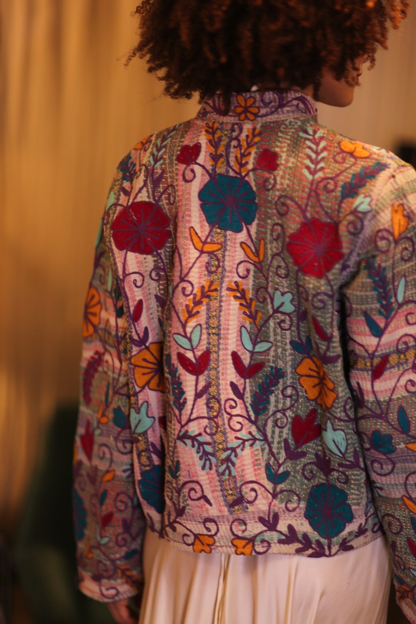 KANTHA EMBROIDERED JACKET INGRID JOY - MOMO STUDIO BERLIN - Berlin Concept Store - sustainable & ethical fashion
